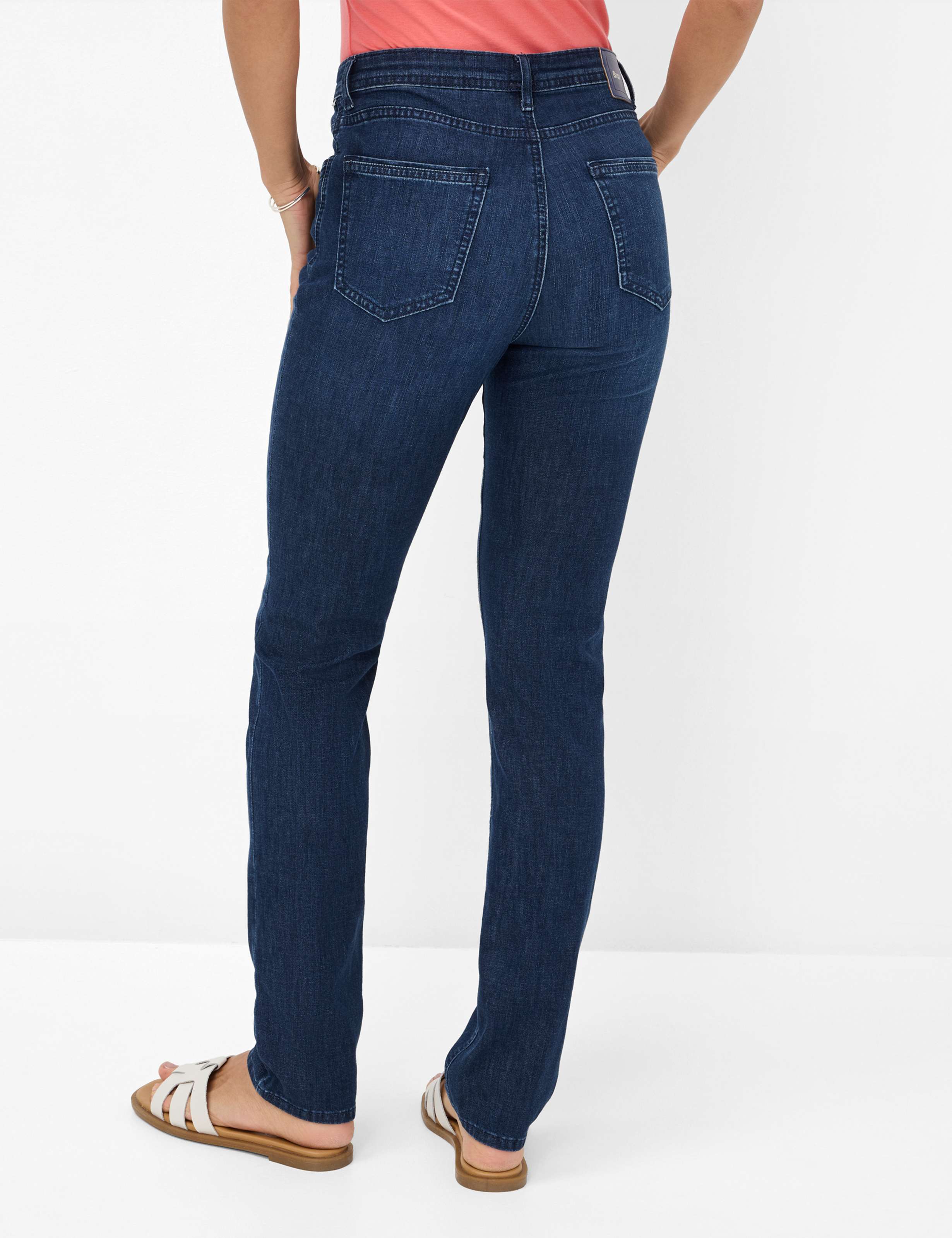 Women Style MARY Denim Dark Blue Regular Fit Model back