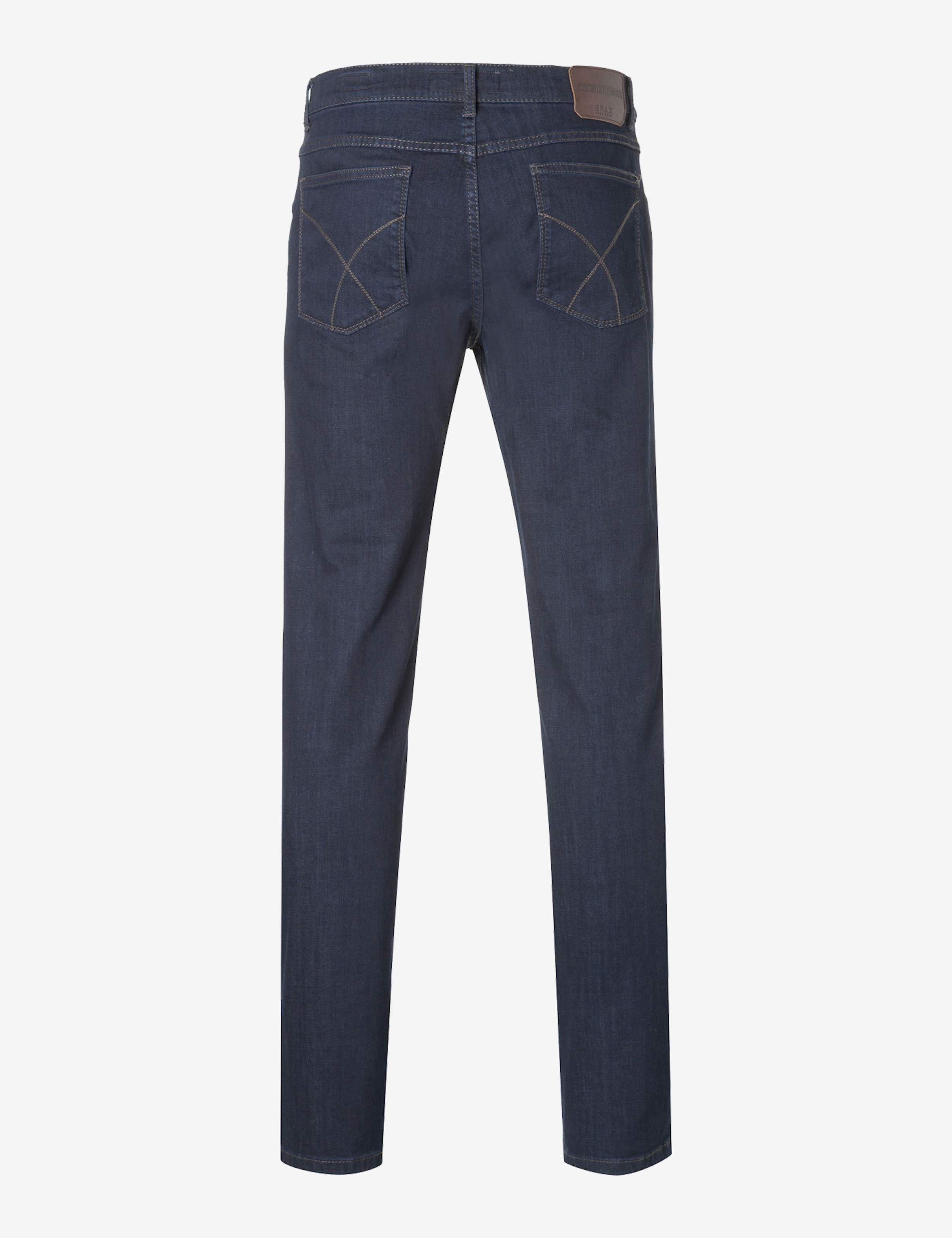 Men Style COOPER DENIM Denim Dark Blue Regular Fit Stand-alone rear view