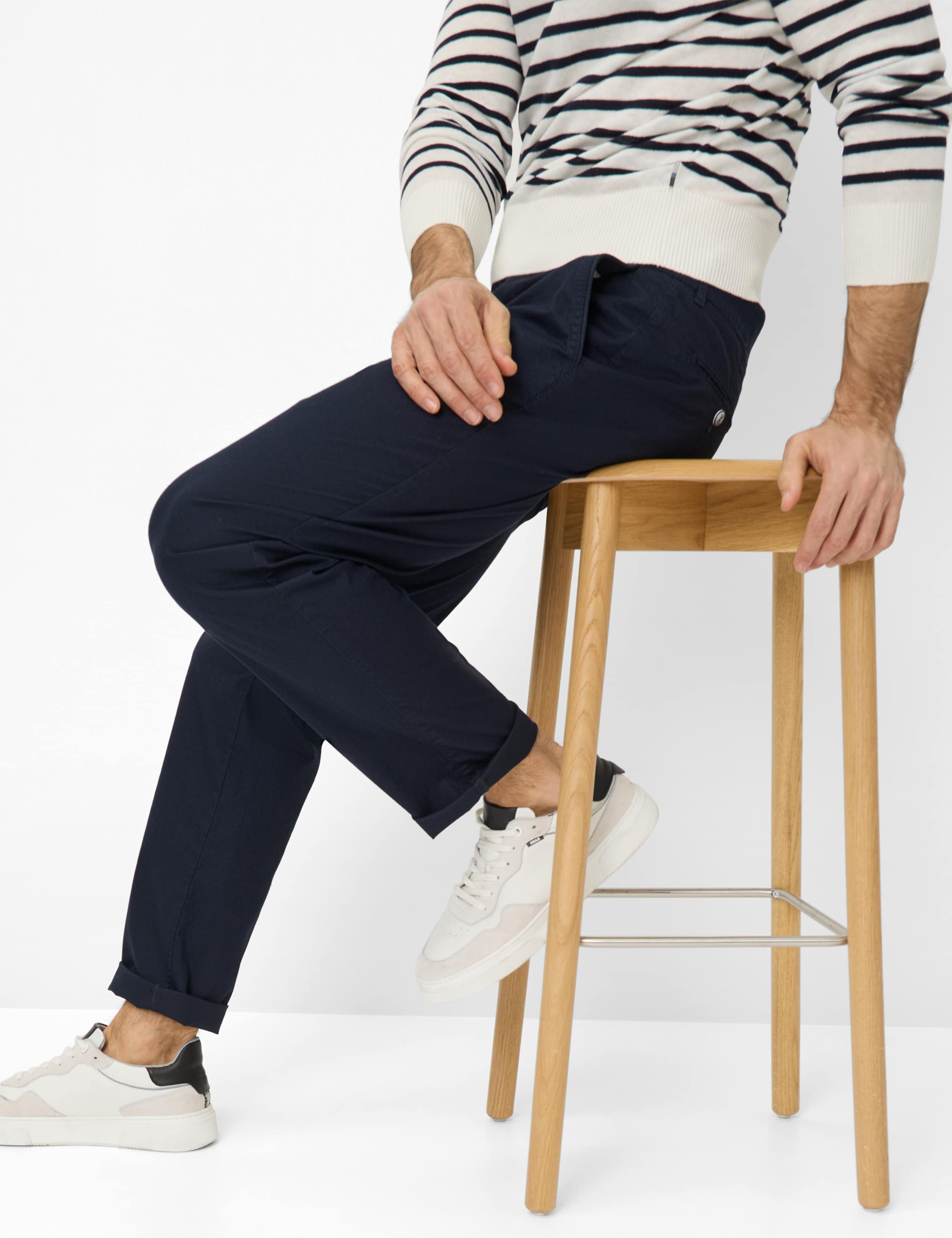 Homme Style EVEREST Bleu Foncé Regular Fit Détail 1