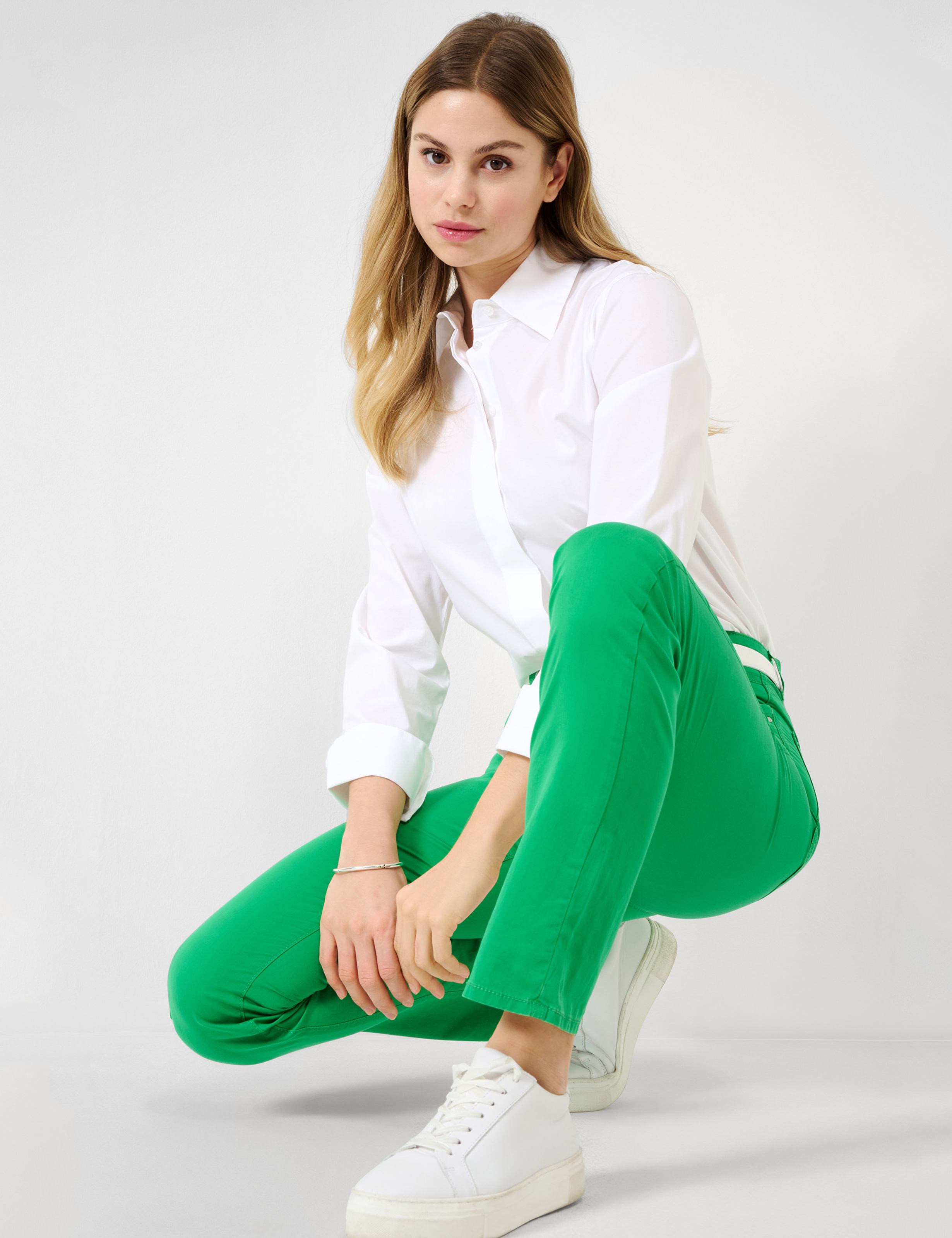 Women Style MARY APPLE GREEN Regular Fit Detail 1