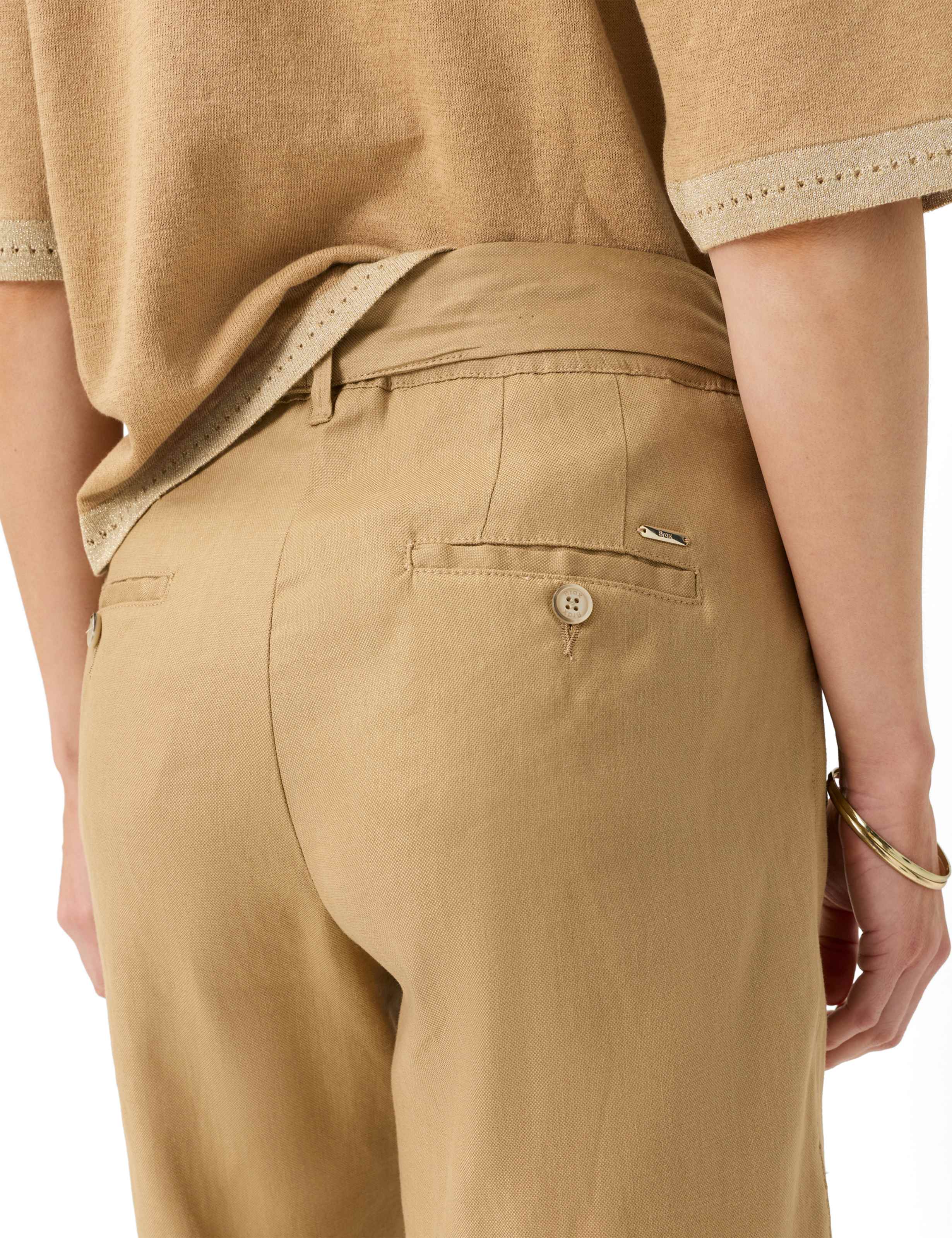 Damen Style MAINE B Beige Wide Leg Detail 2