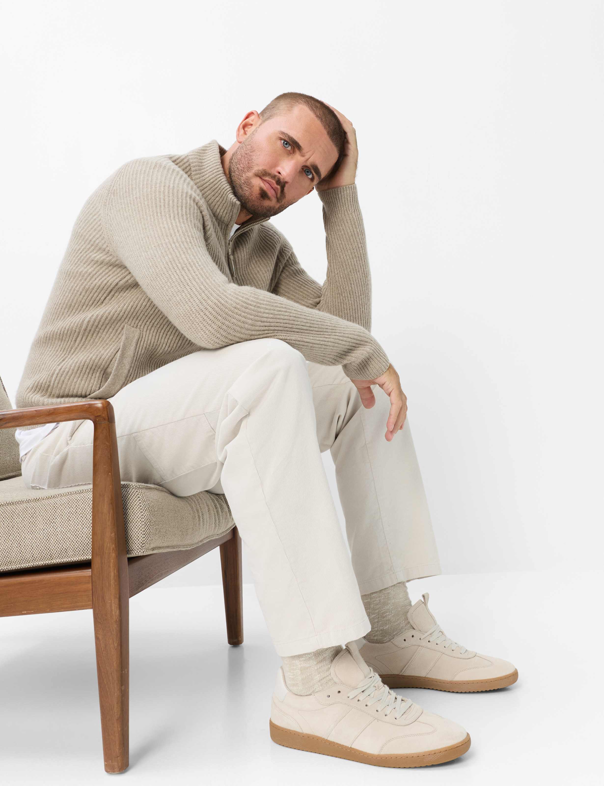 Homme Style PEPE Beige Clair Relaxed Fit Détail 1