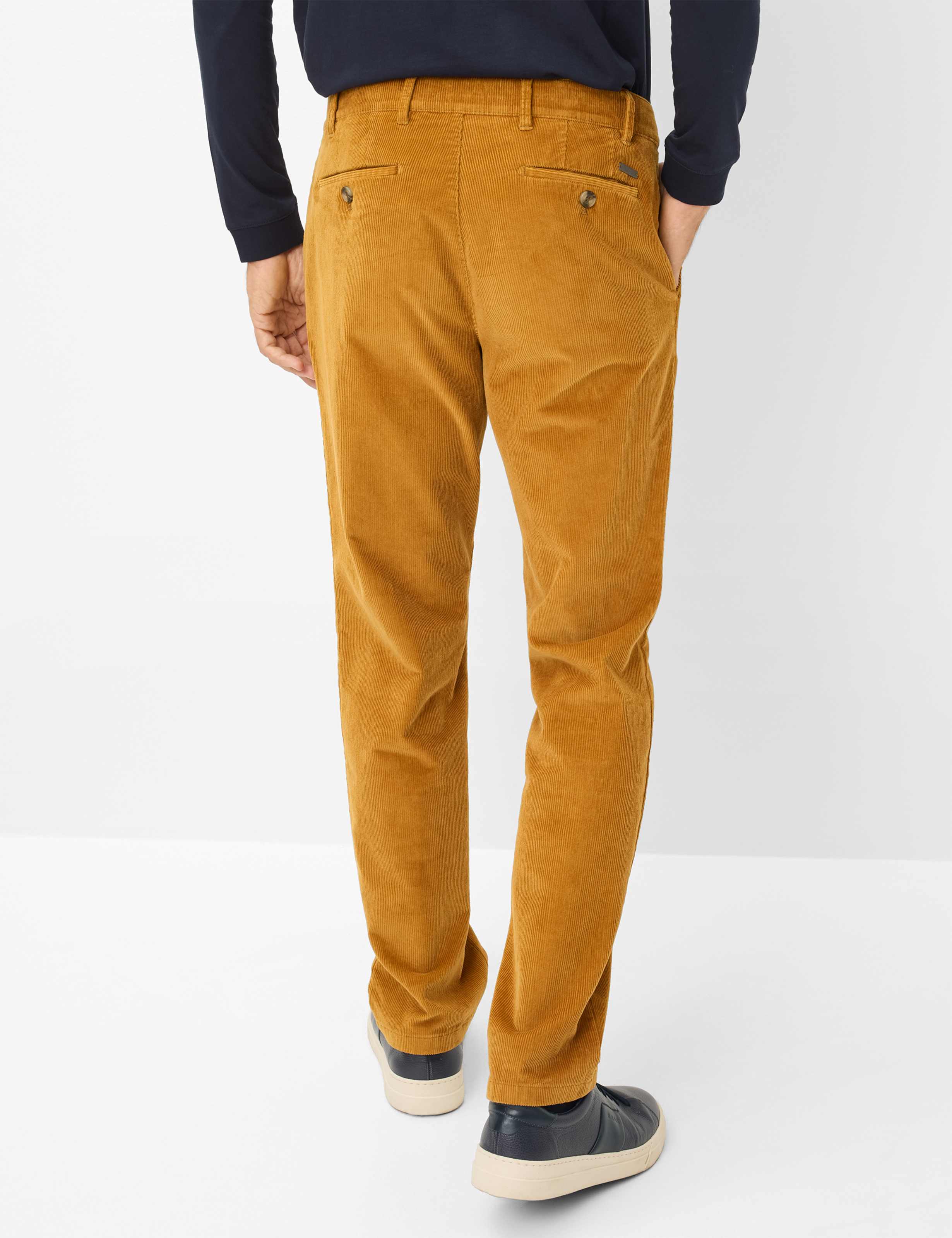 Thumbnail - Eurex by Brax Herren Bundfaltenhose Style LUIS CURRY, braun, Gr. 52