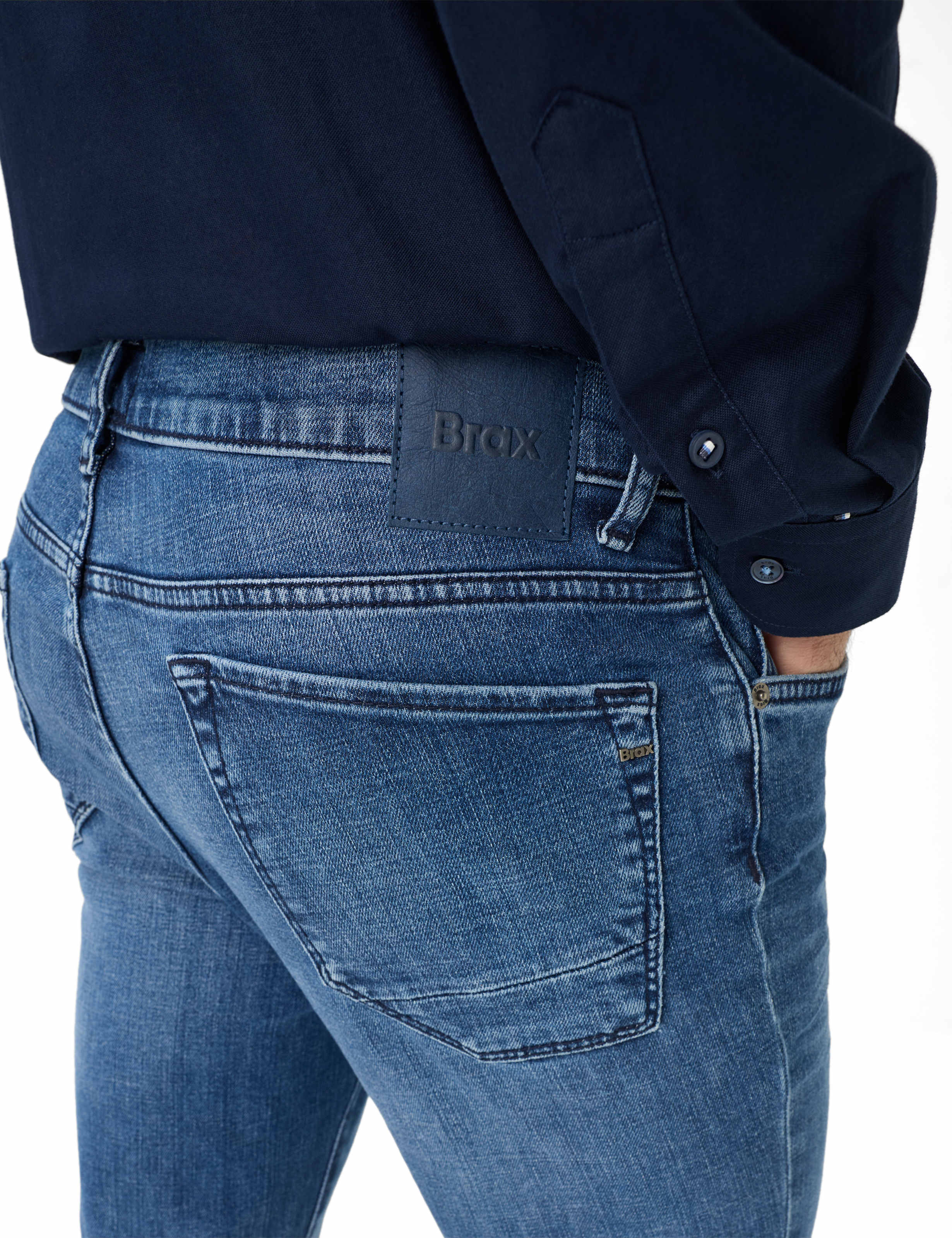 Homme Style CHUCK Denim Bleu Modern Fit Détail 2