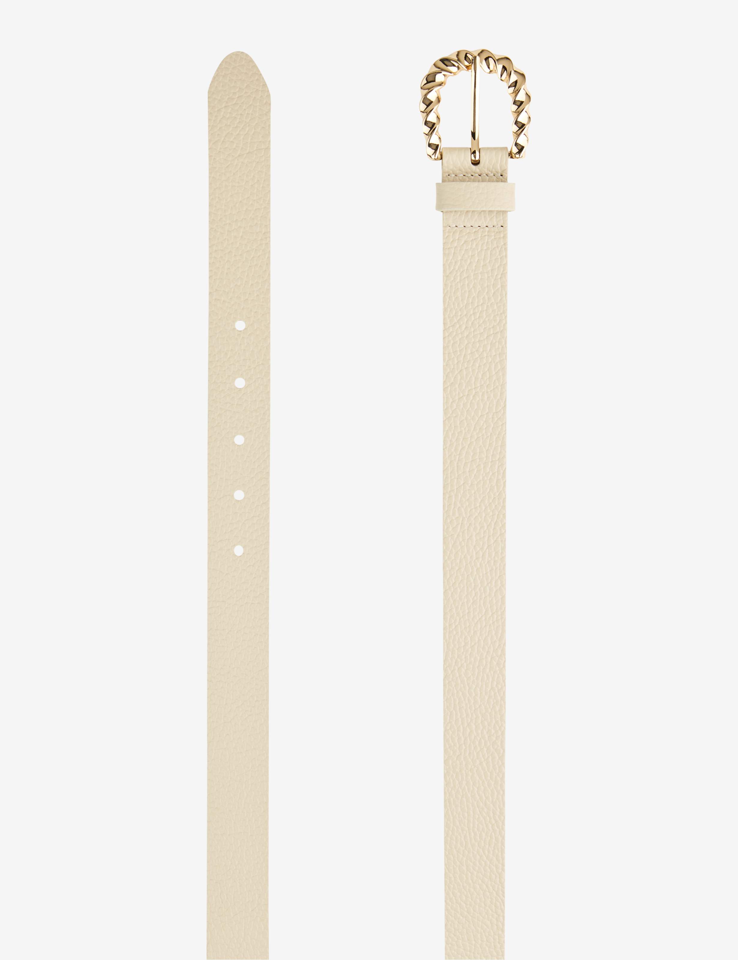Dame Style KVINDERS BÆLTE Lysbeige  Detalje 2