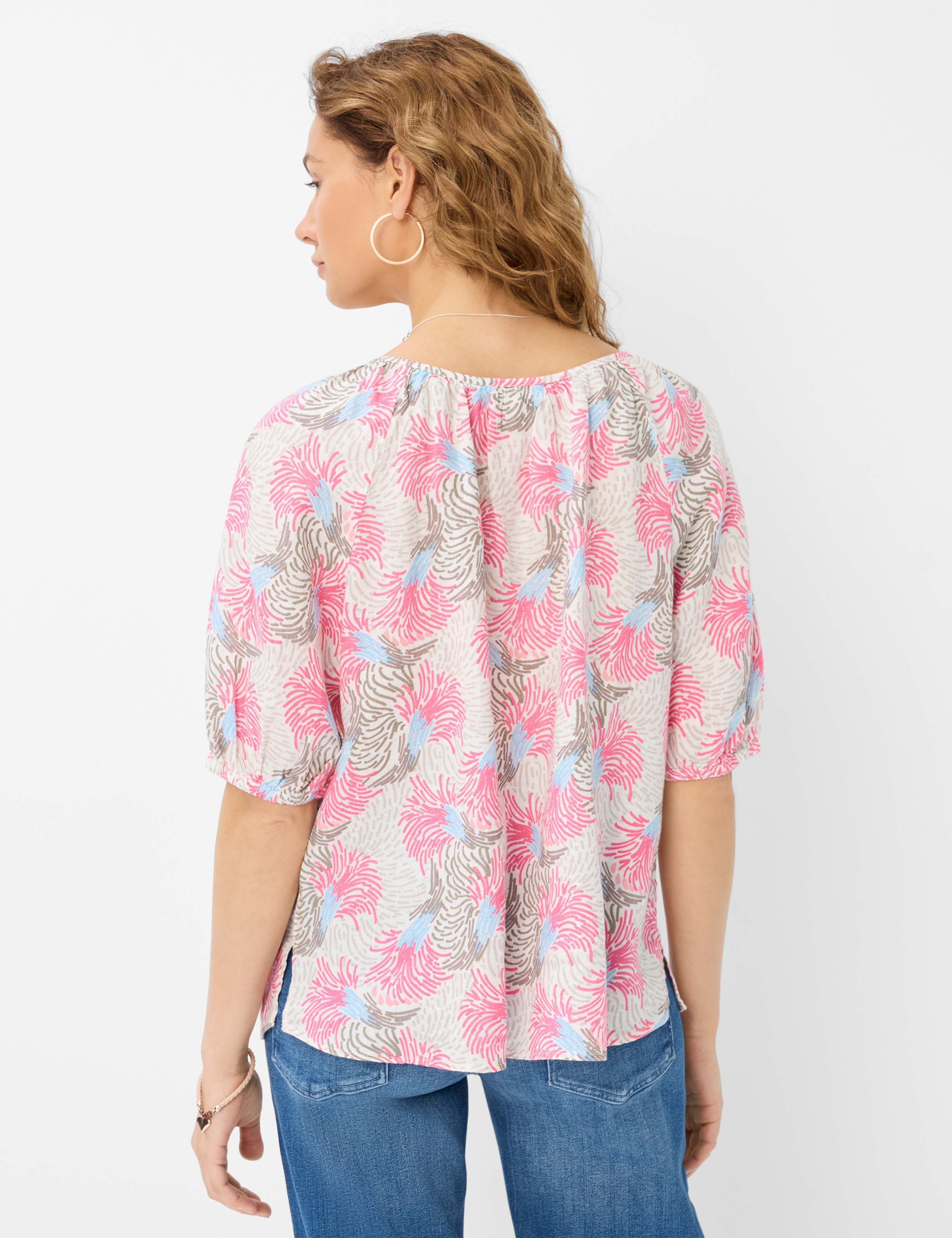 Damen Style VIVA Cremeweiß  Model Rueck