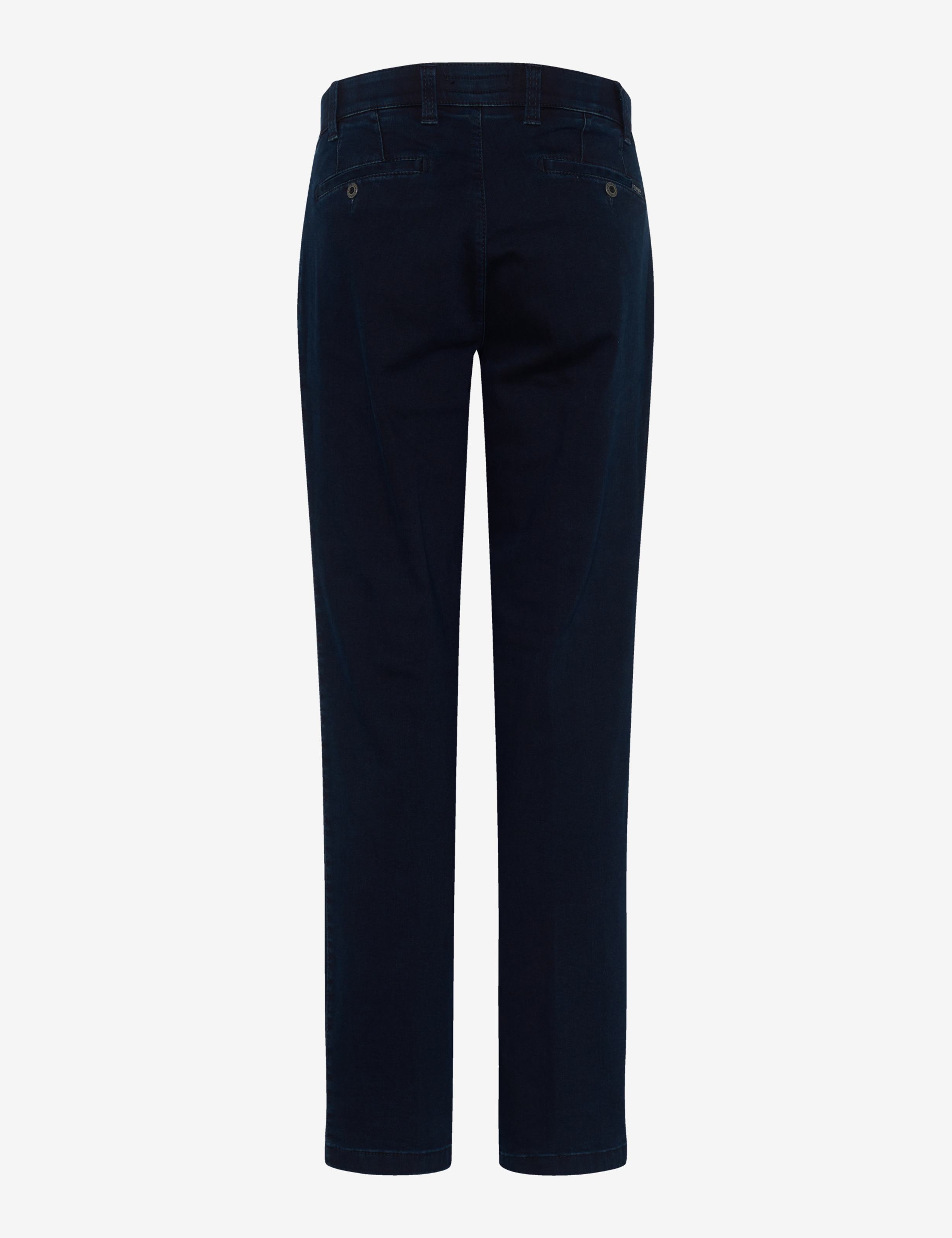 Herre Style FRED Denim Mørkeblå Regular Fit Udskæring bagpå