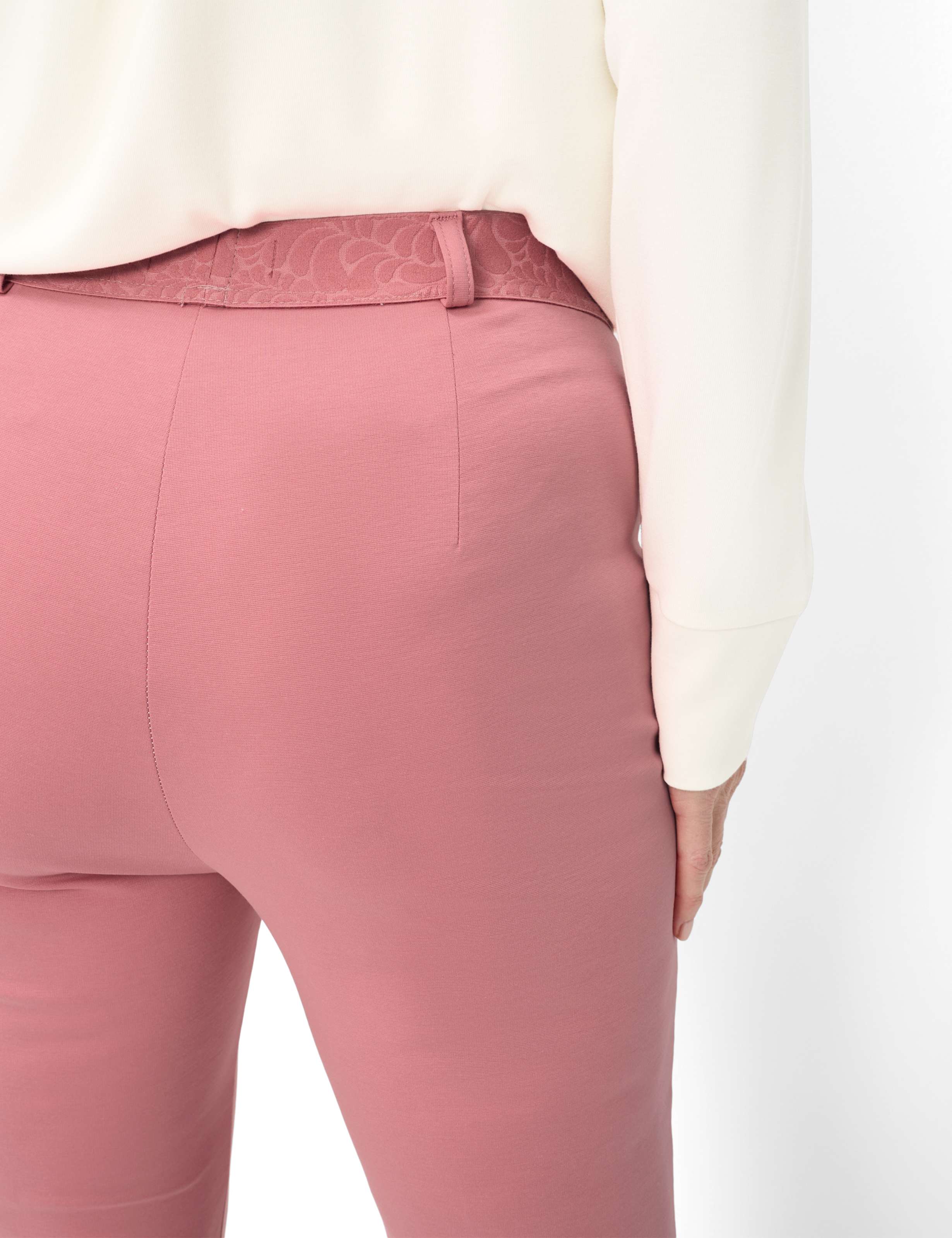 Femme Style LILLYTH Rouge Clair Super Slim Fit Détail 2