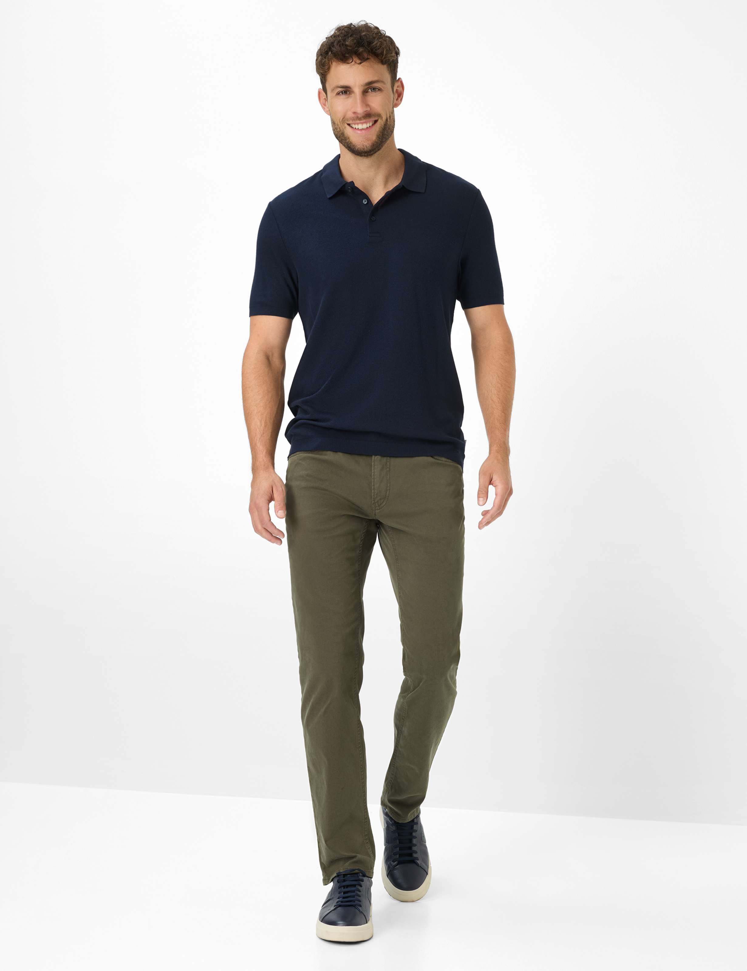 Men Style PARVIS Dark Blue  Model Outfit