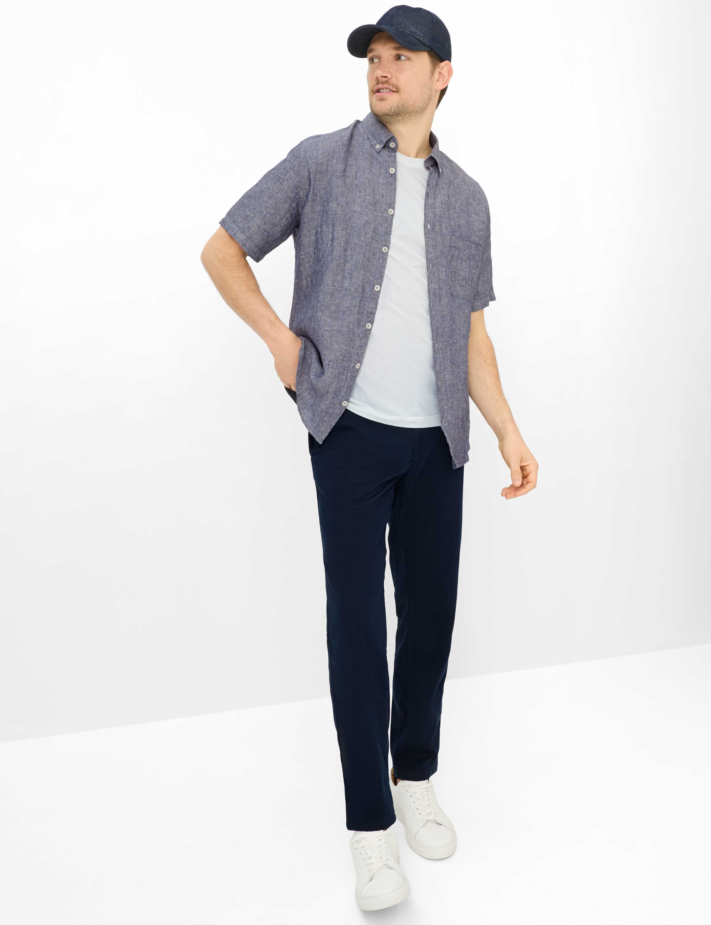 Heren Style DAN Blauw  Model outfit