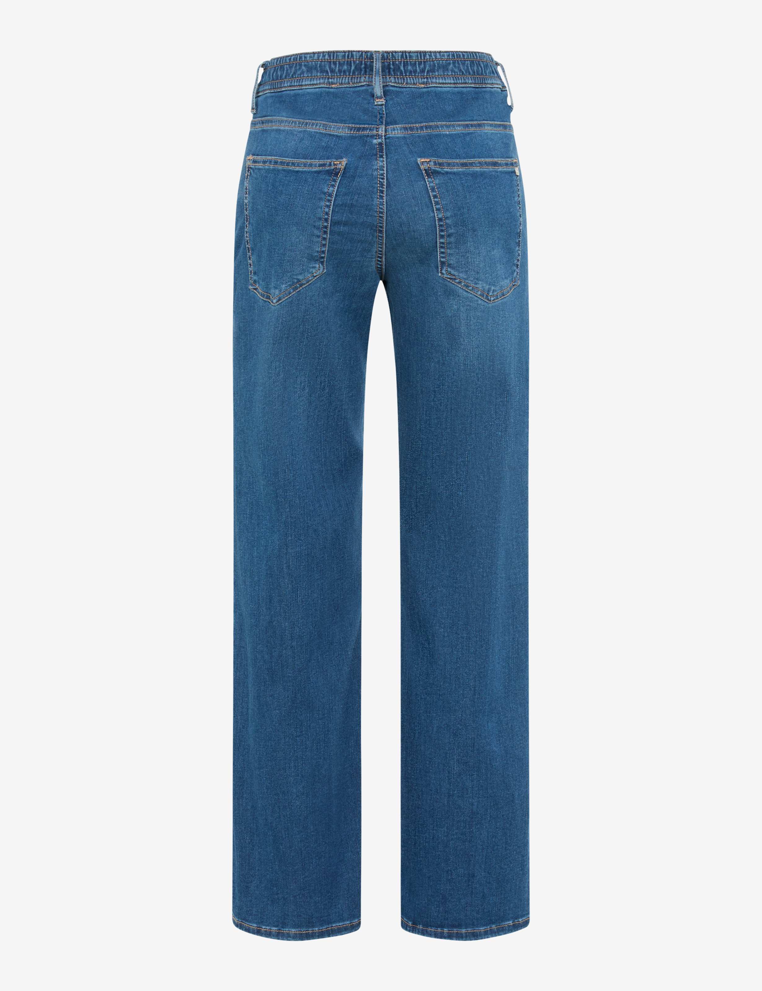 Women Style MAINE S Denim Blue Wide Leg Stand-alone rear view