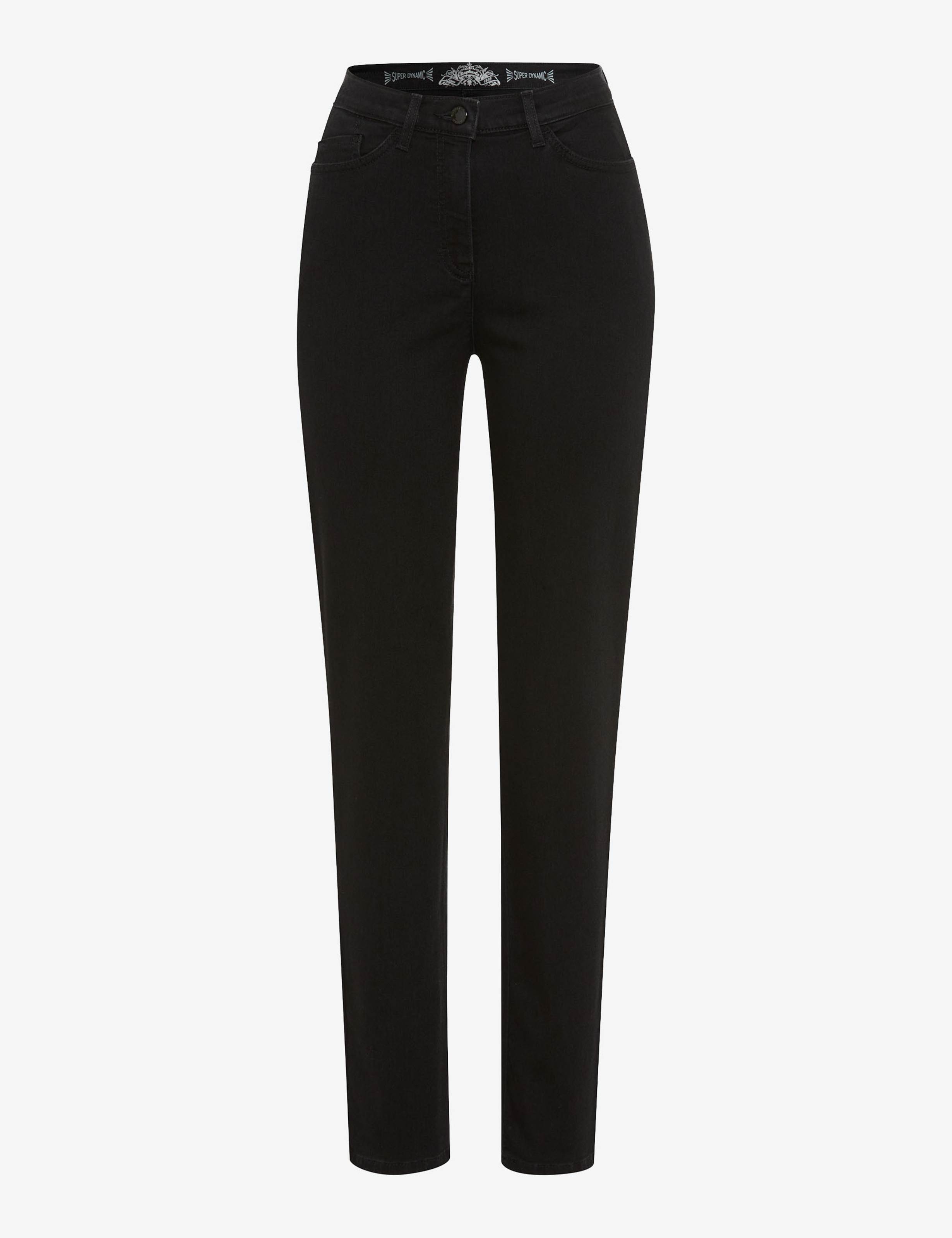 Femme Style PATTI STRAIGHT Denim Noir Slim Fit Détourage avant