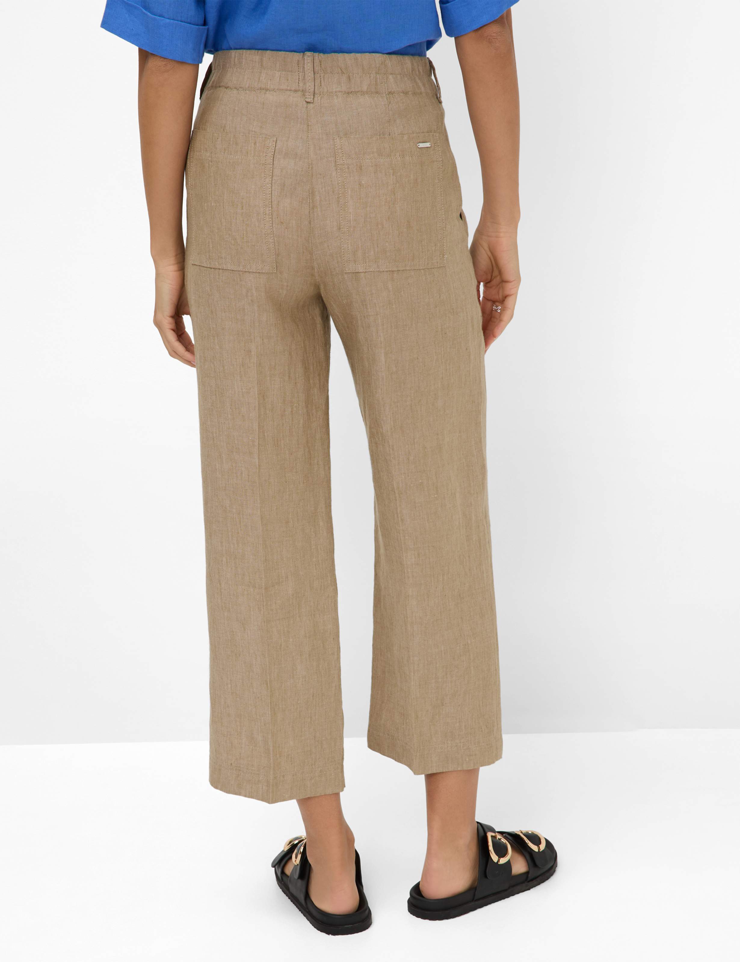 Women Style MAINE S Beige Wide Leg Model back