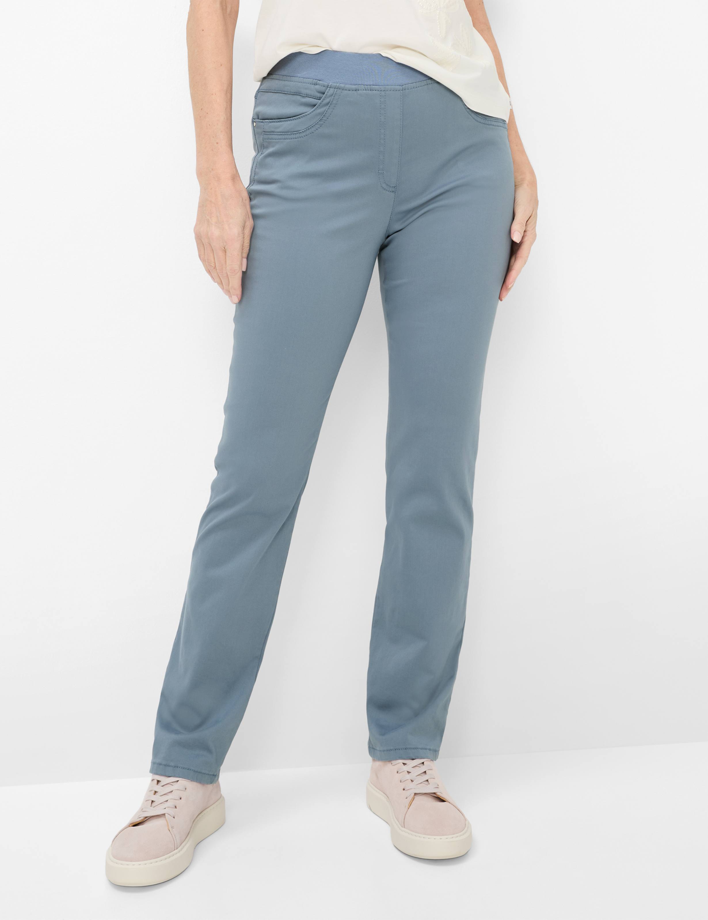 Tinten blauw, Dames, SLIM, Style PAMINA FUN, MODEL_FRONT_ISHOP