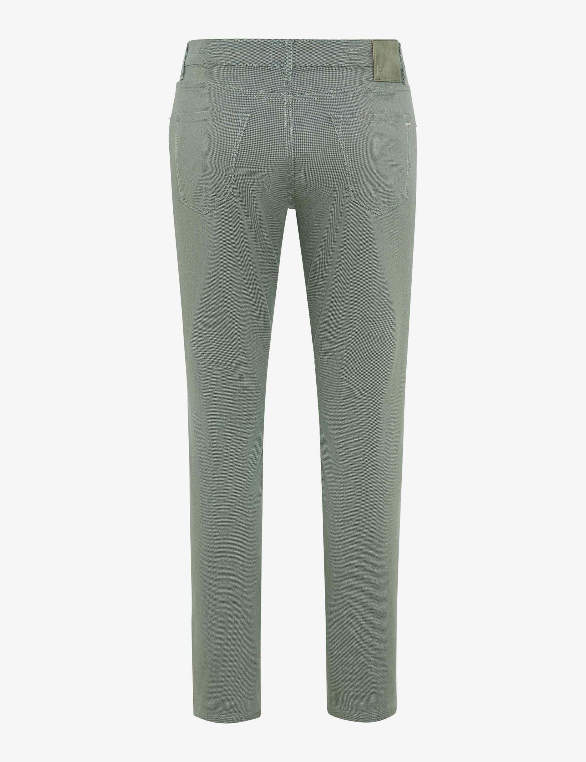 Heren Style CHUCK Groen Modern Fit Beel achterkant