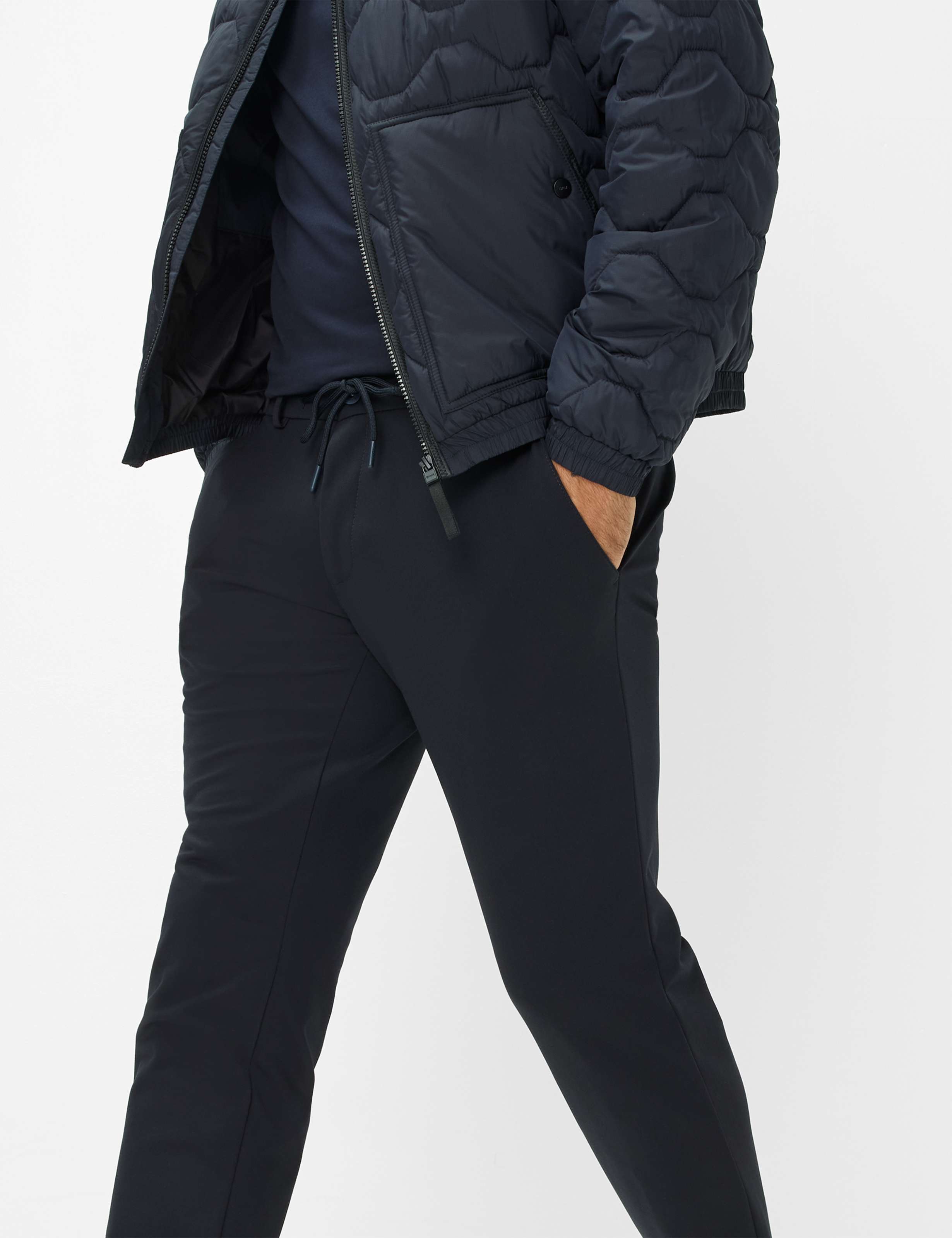 Heren Style SILVIO Donkerblauw Relaxed Fit Detail 2