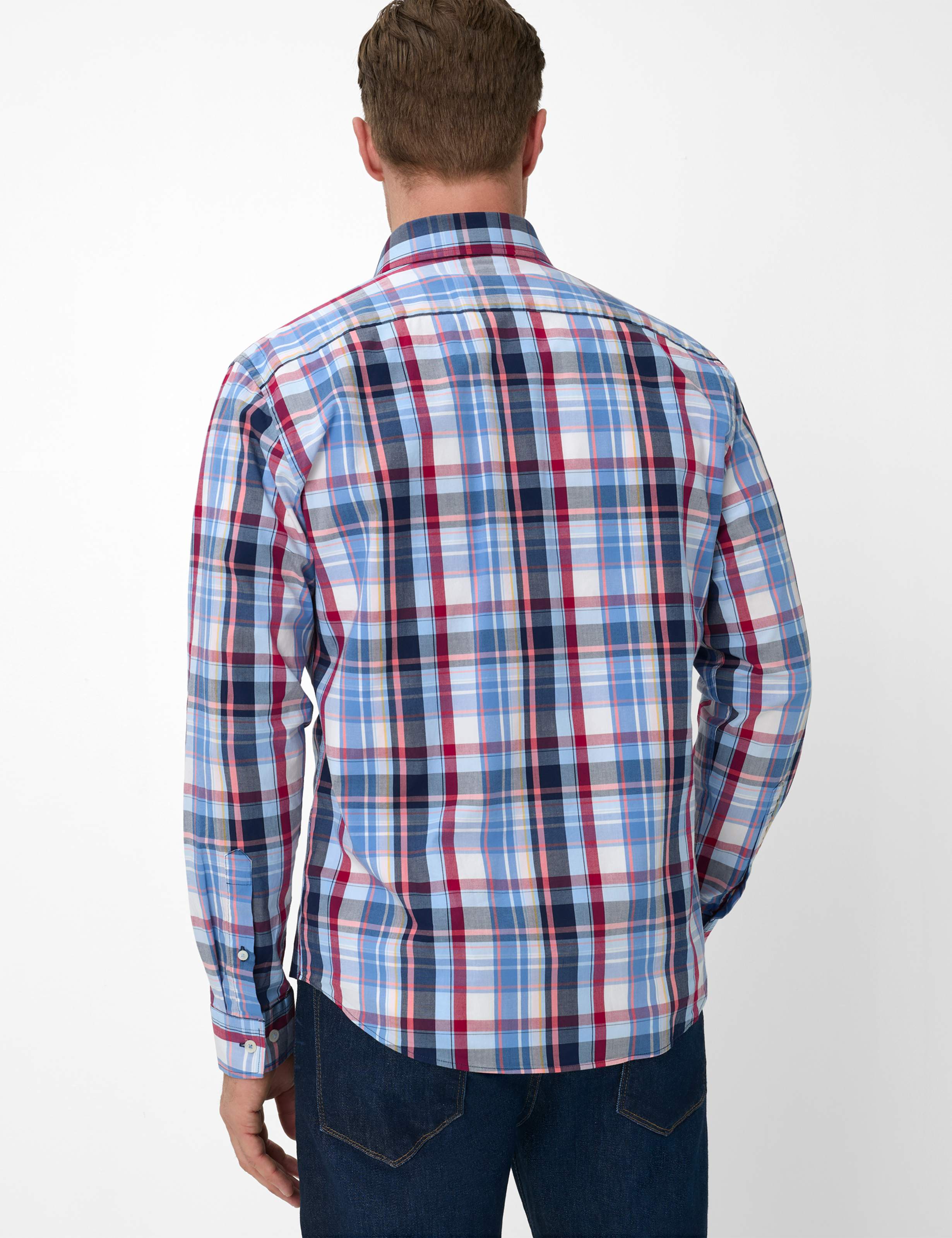 Thumbnail - Brax Herren Style DANIEL magenta, Rot, Gr. XL