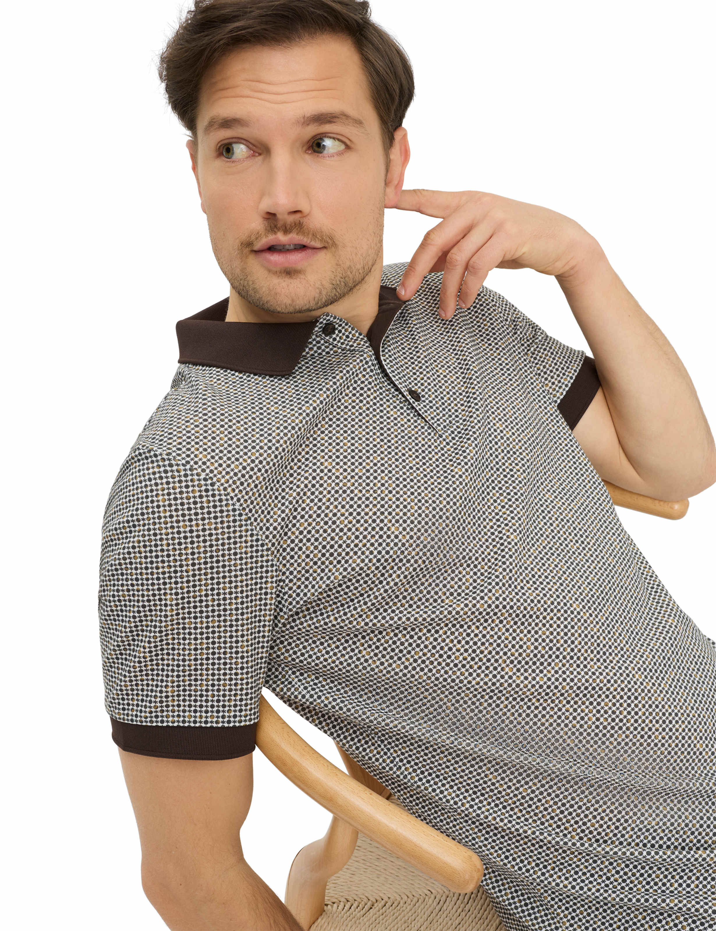 Homme Style PERRY Marron Foncé  Détail 1