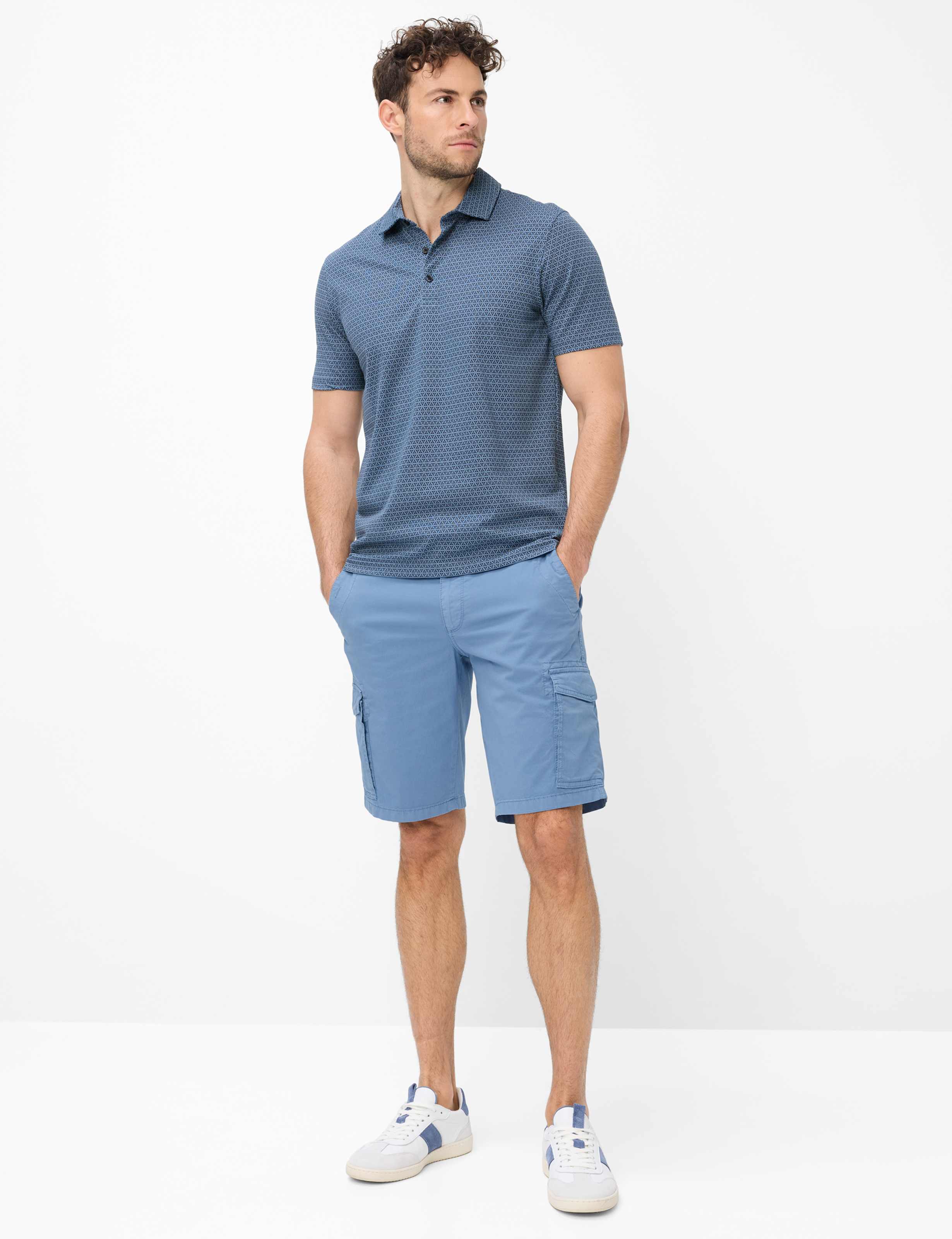 Heren Style PEPE Blauw  Model outfit