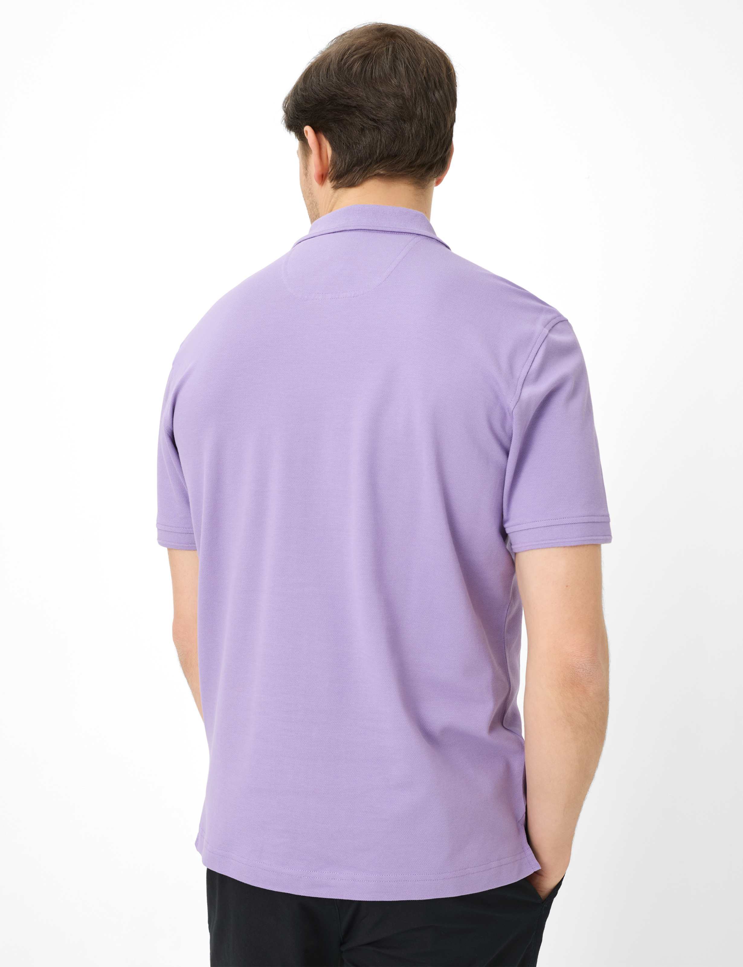 Thumbnail - Brax Herren Polo Style PETE violet, dunkles lila, Gr. 5XL