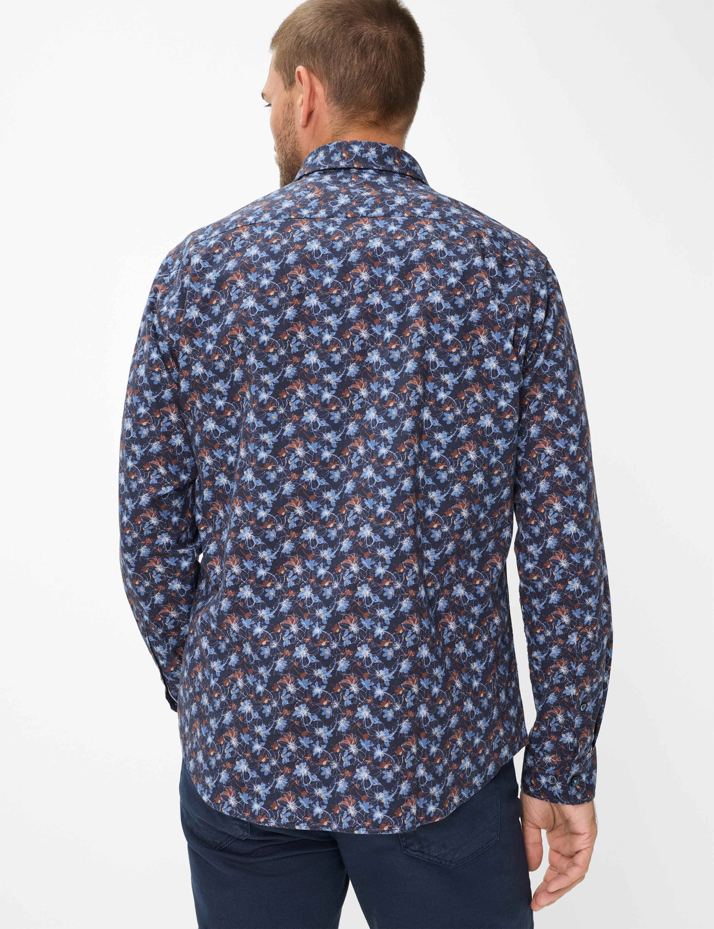 Herren Style HAROLD Dunkelblau  Model Rueck