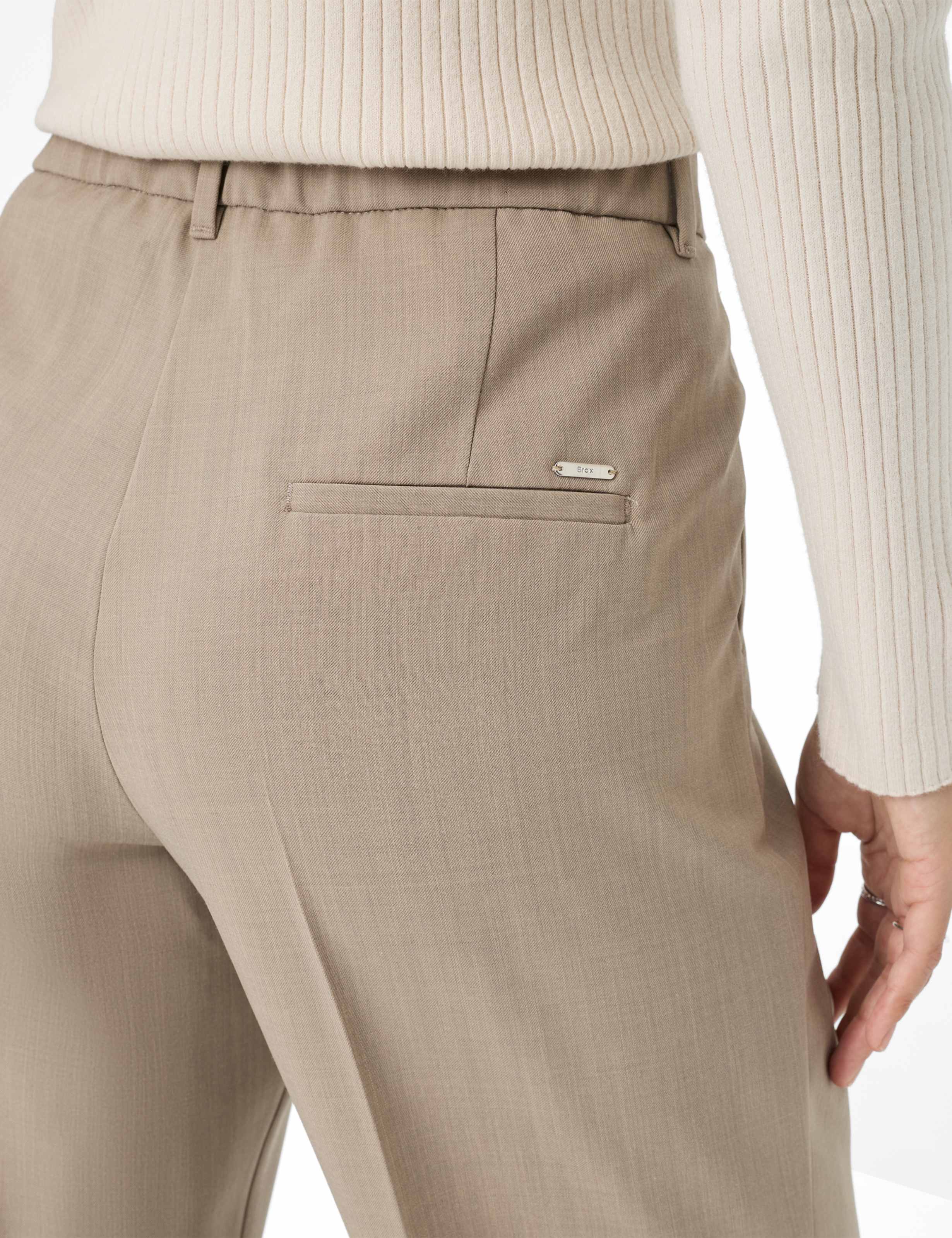 Damen Style MAINE Hellbraun Wide Leg Detail 1