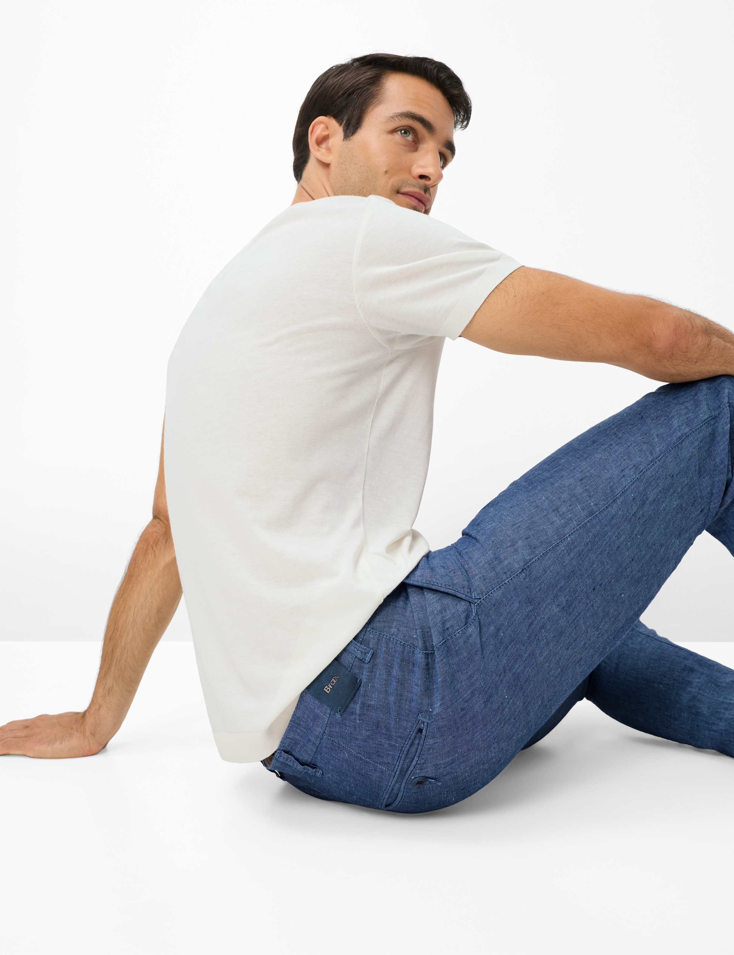 Herren Style FABIO Blau Modern Fit Detail 1