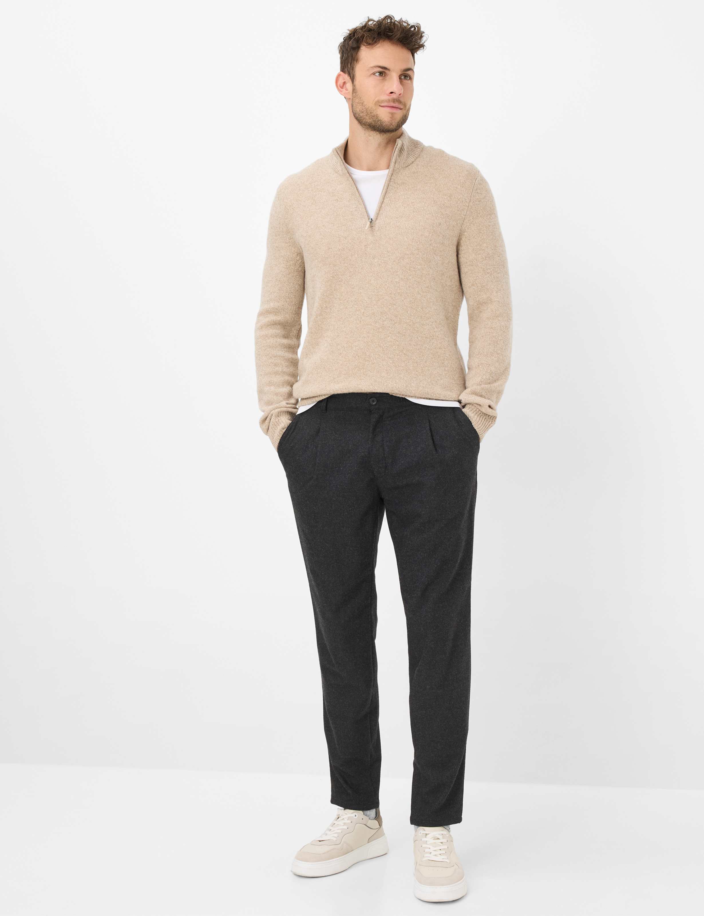 Herre Style STEFFEN Lysbeige  Model Outfit