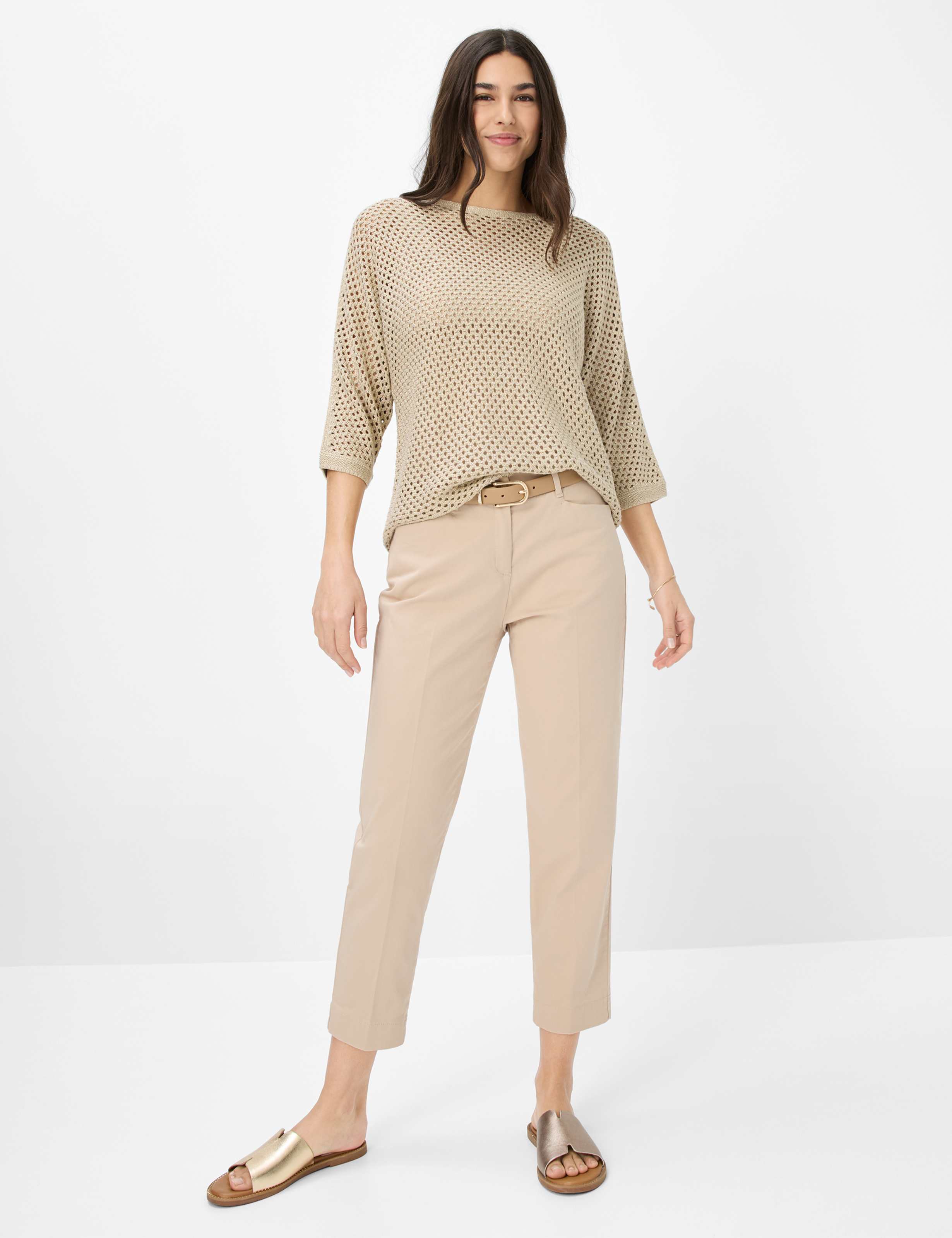 Damen Style EMMA Beige  Model Outfit