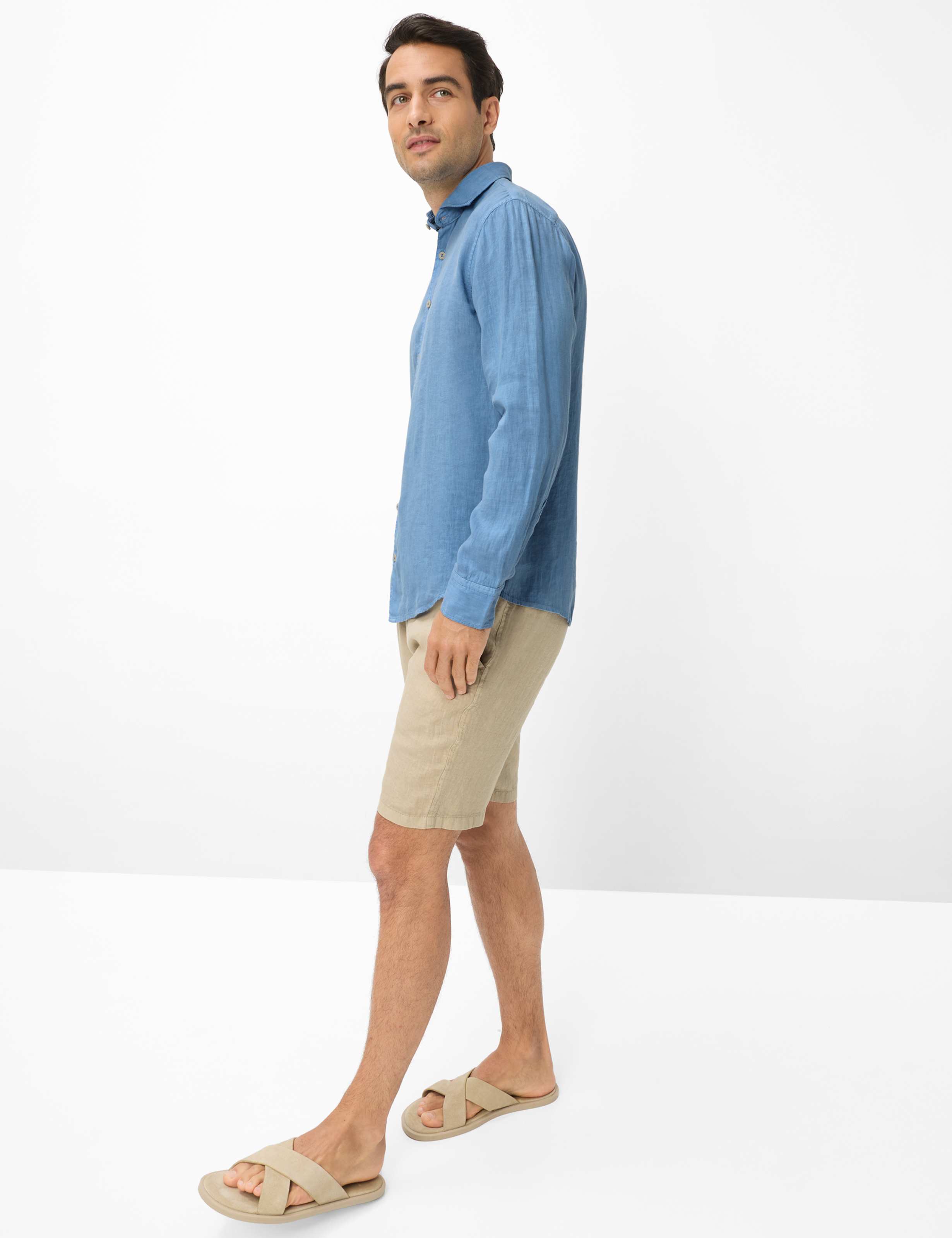 Homme Style HAROLD Bleu  Tenue du mannequin