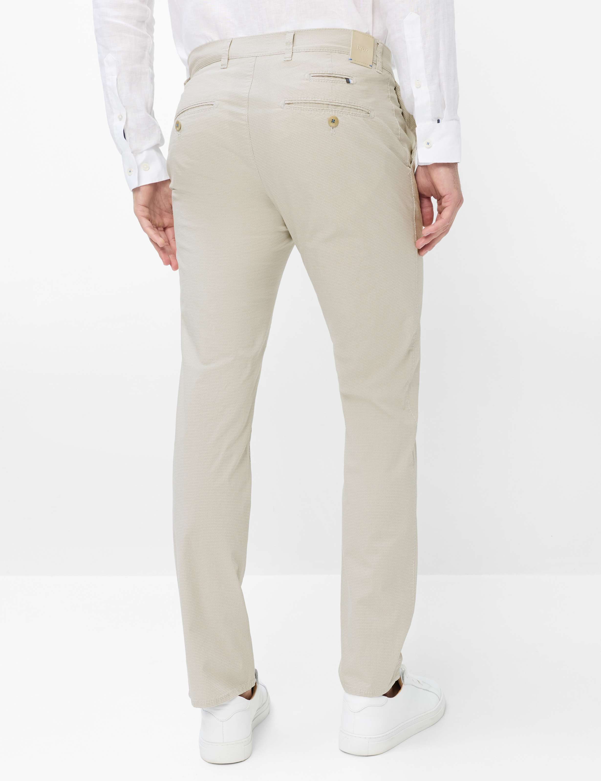 Homme Style FABIO Beige Clair Modern Fit Dos mannequin