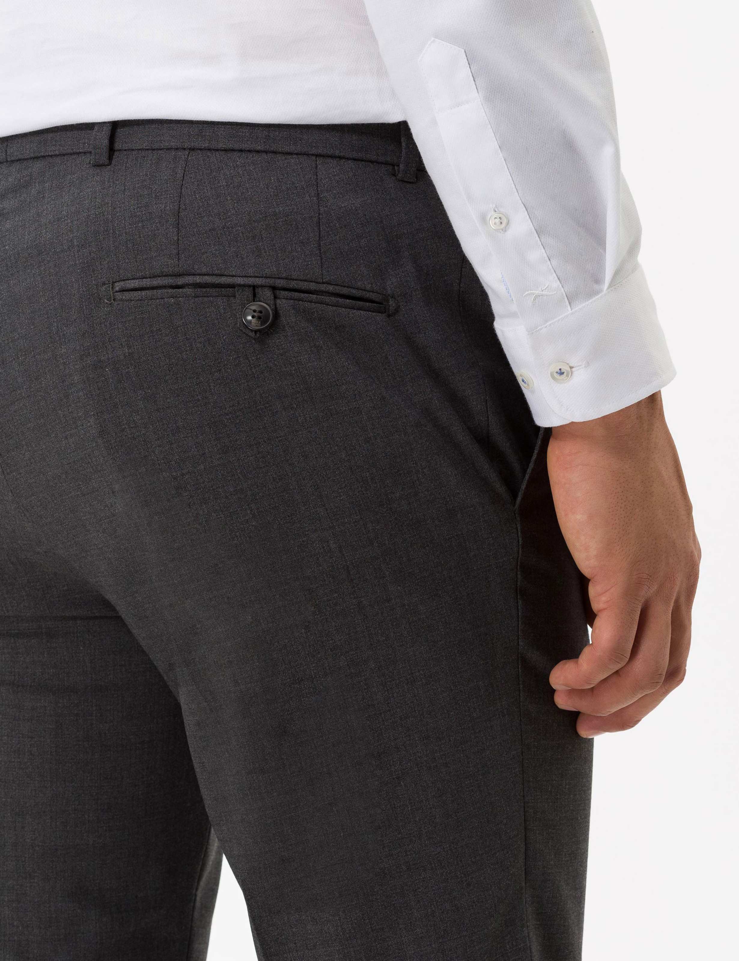 Herren Style ENRICO Grau Regular Fit Detail 1
