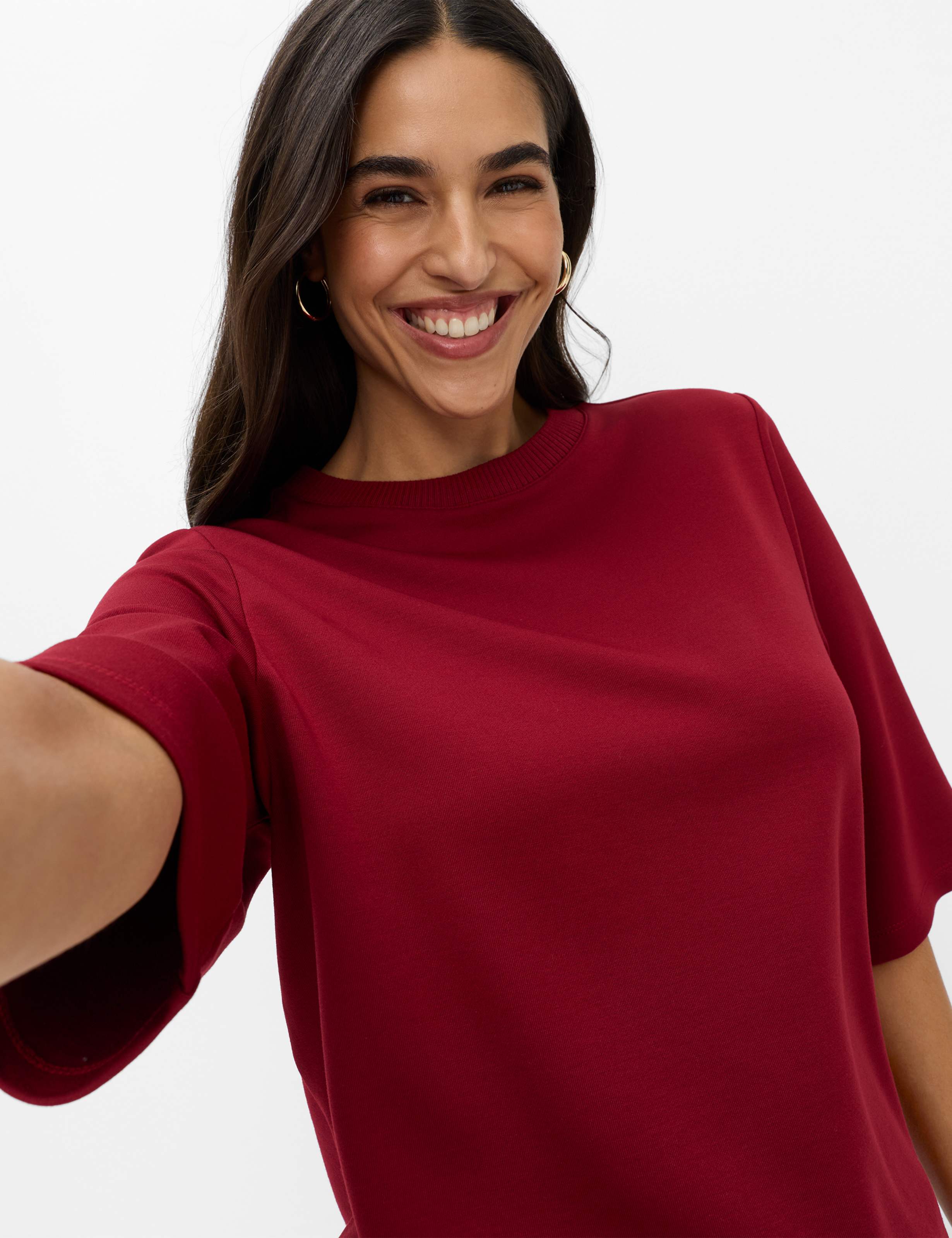 Damen Style BERTA M Dunkelrot  Detail 1