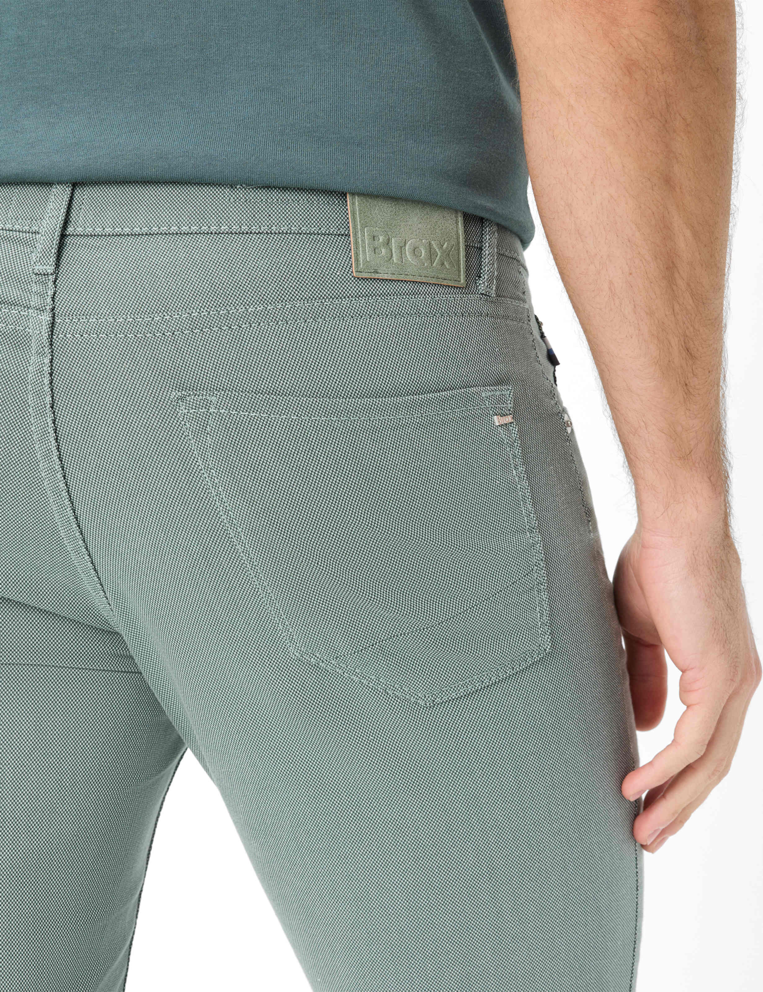 Heren Style CHUCK Groen Modern Fit Detail 2