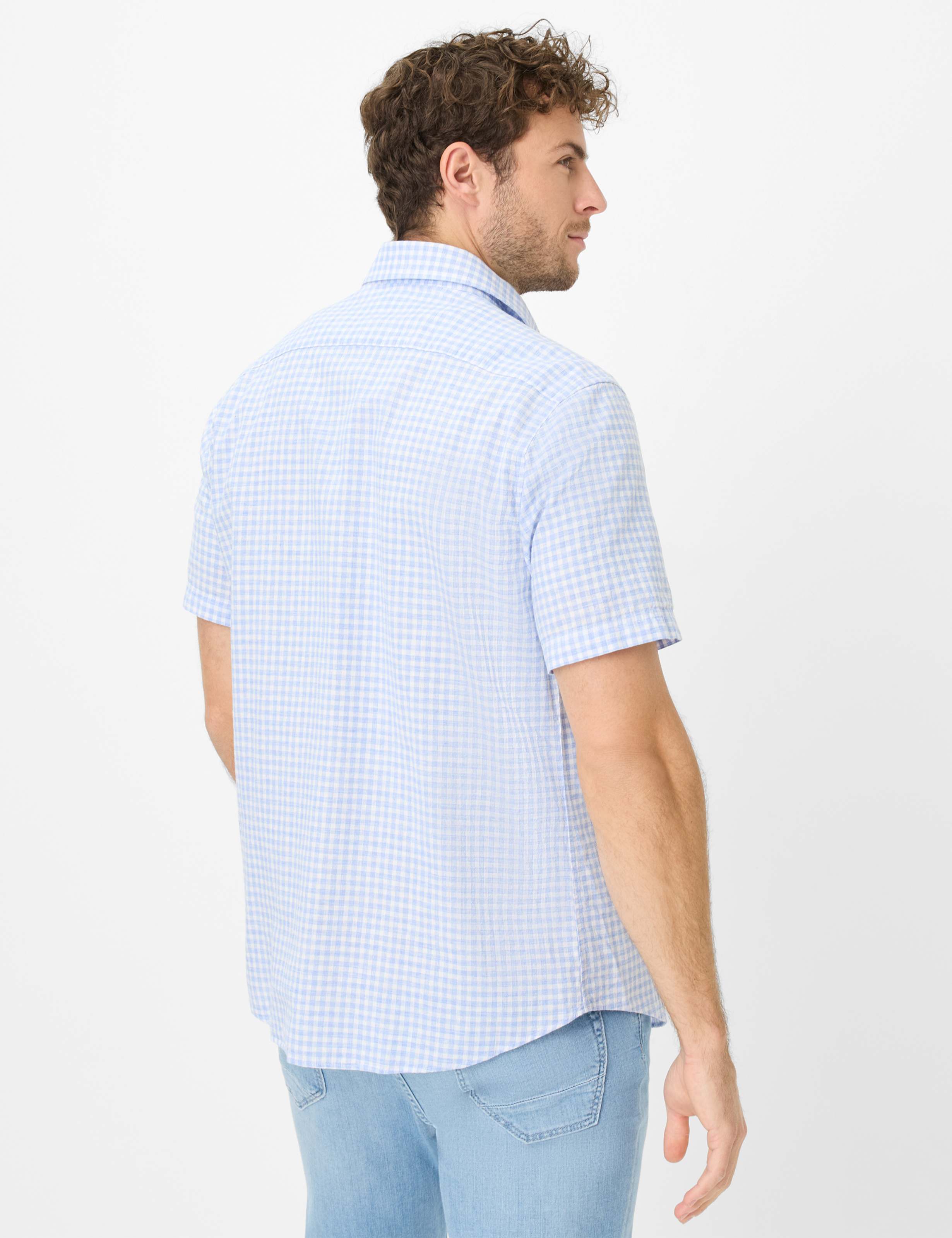 Herren Style DAN Hellblau  Model Rueck