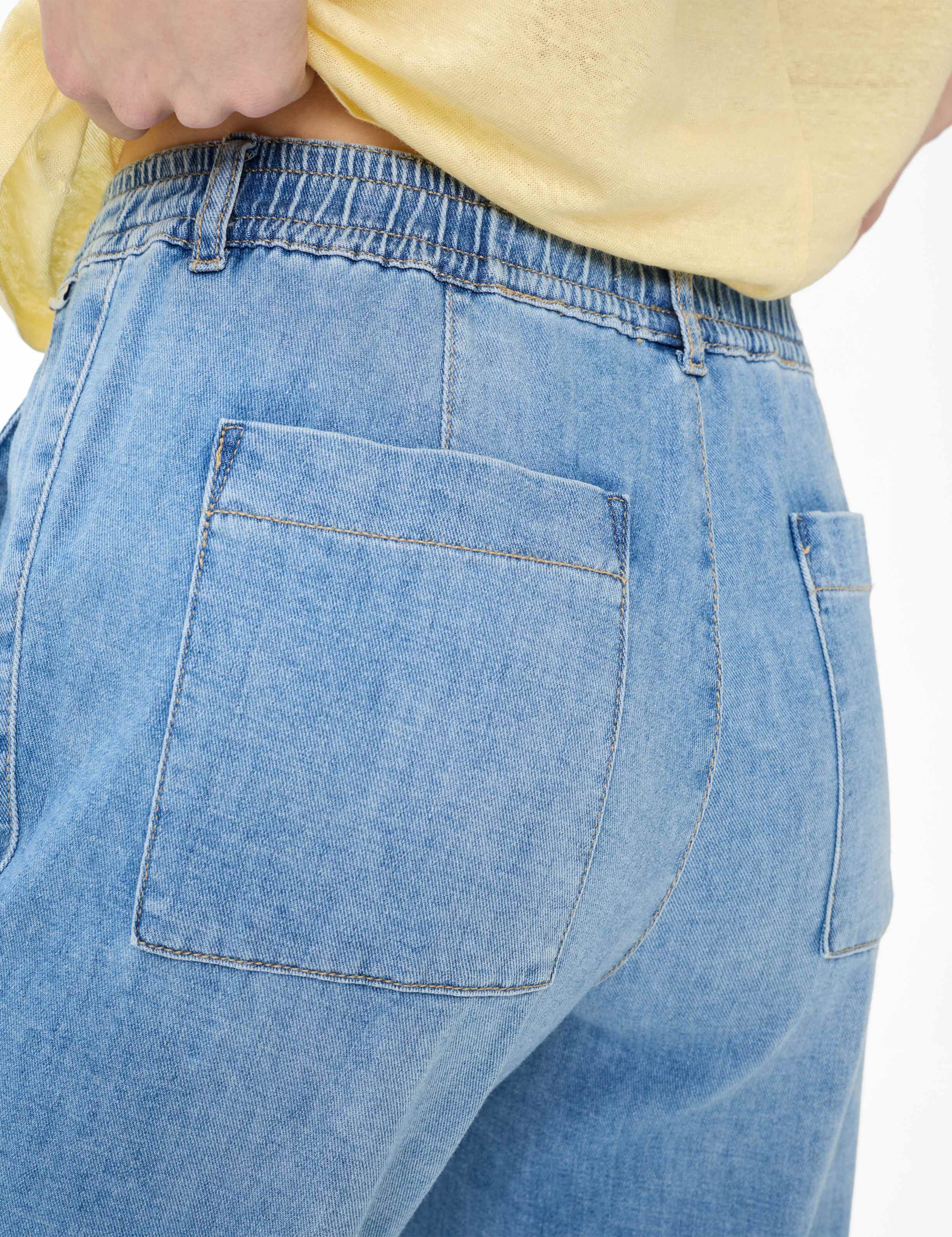 Femme Style MAINE Bleu Clair Wide Leg Détail 2