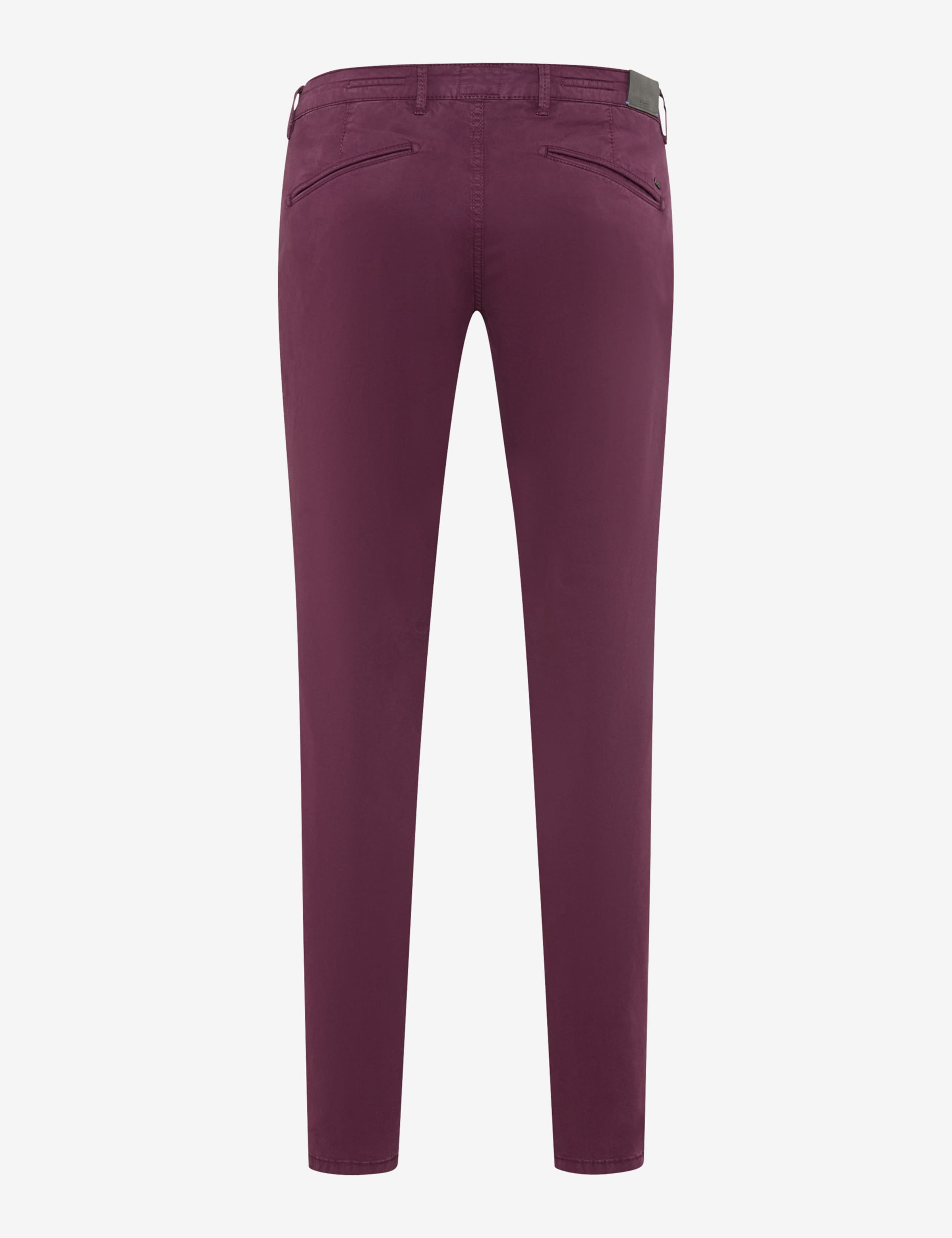 Herren Style SILVIO Dunkles Lila Slim Fit Freisteller Rueck