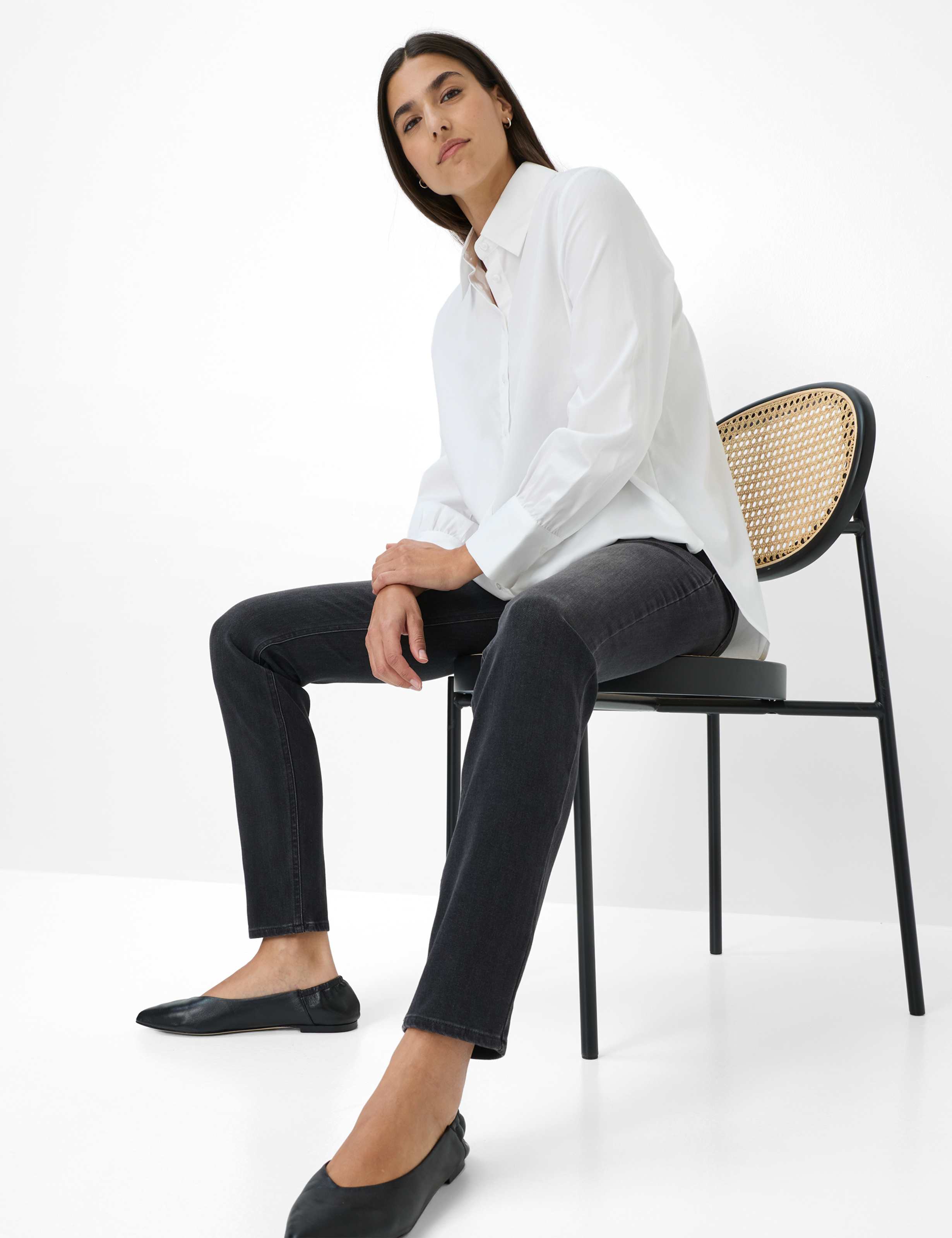 Dames Style SHAKIRA Denim Donkergrijs Slim Fit Detail 1