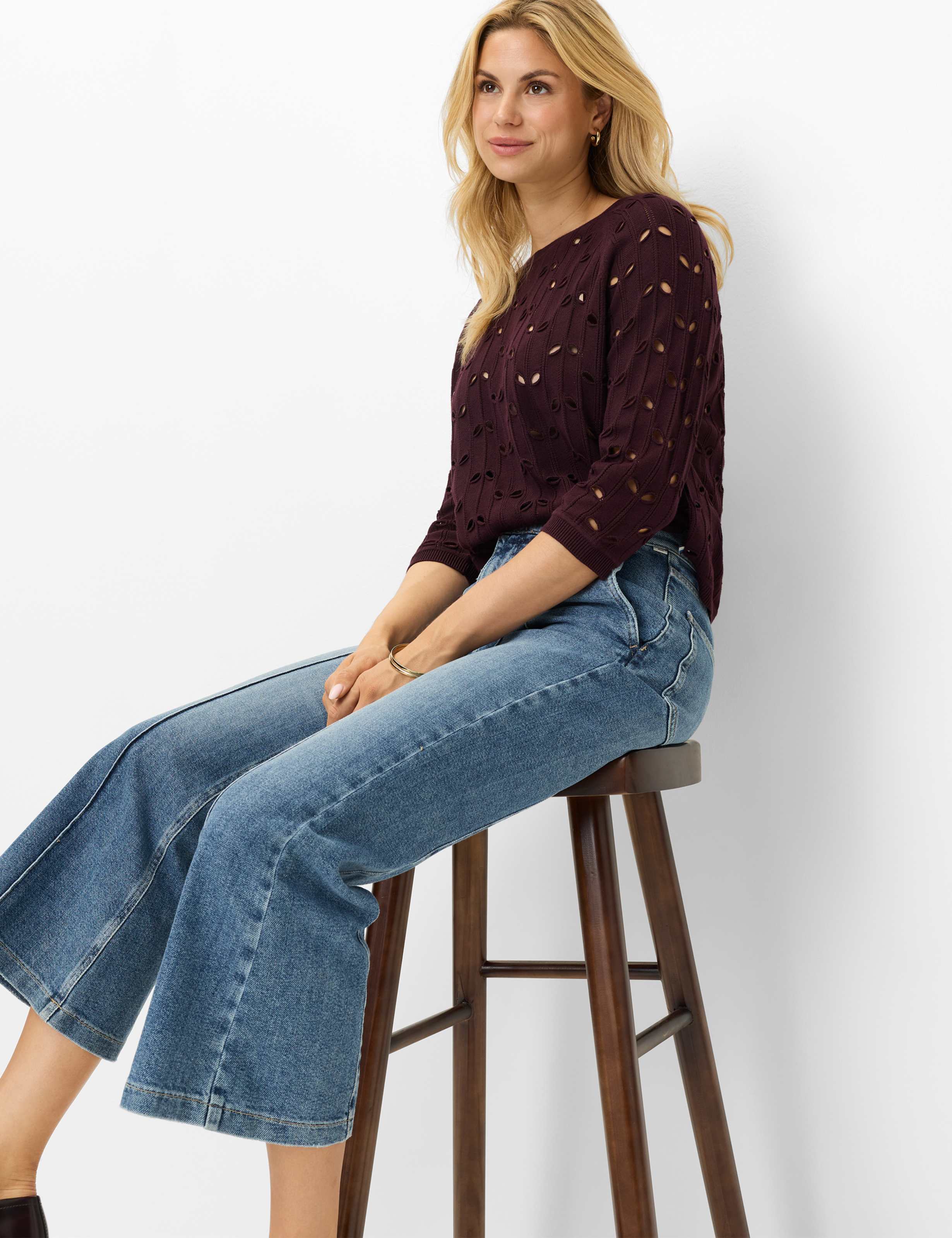 Femme Style LACEY S Denim Bleu Clair Slim Fit Détail 1