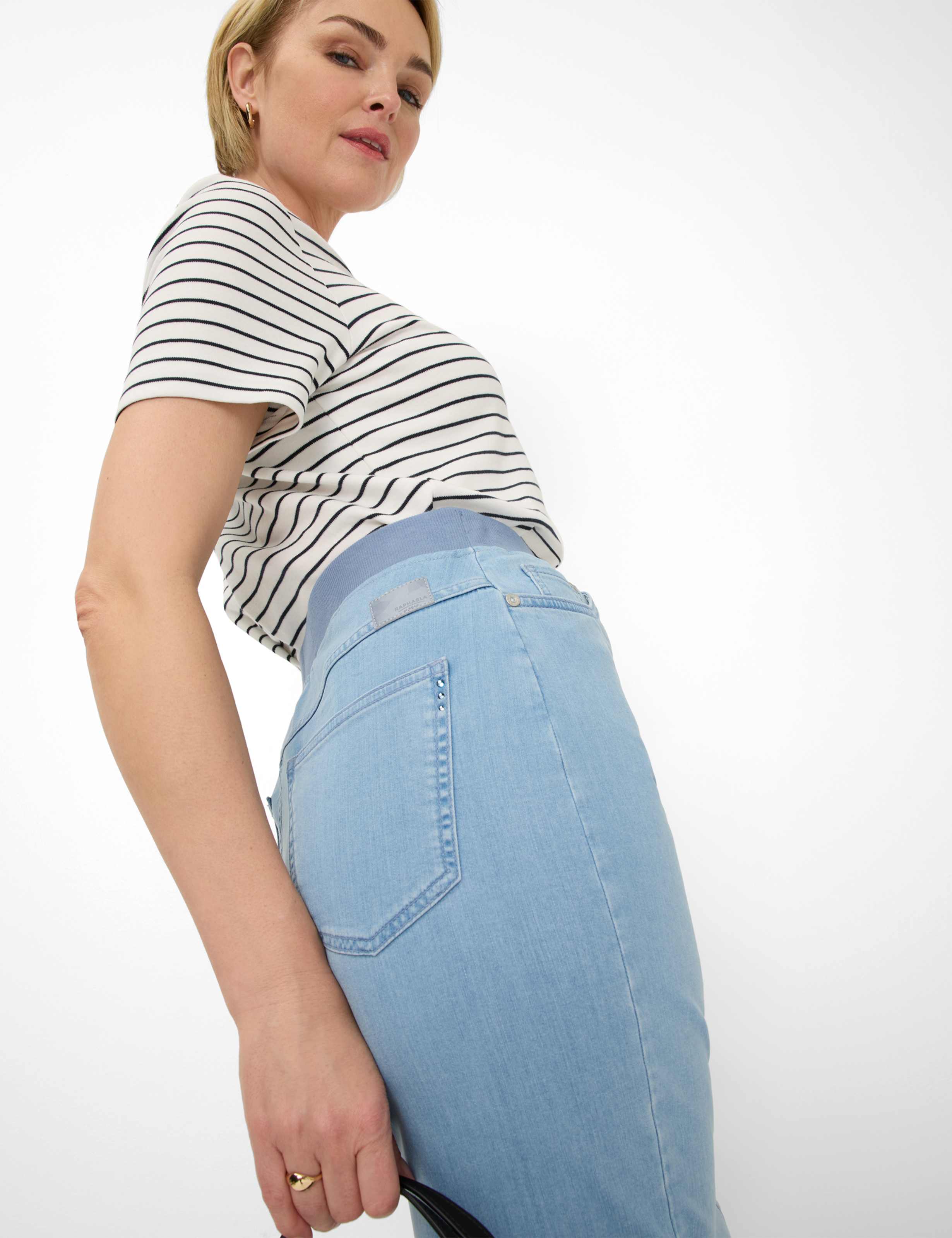 Femme Style PAMINA SKIRT Denim Bleu Slim Fit Détail 1