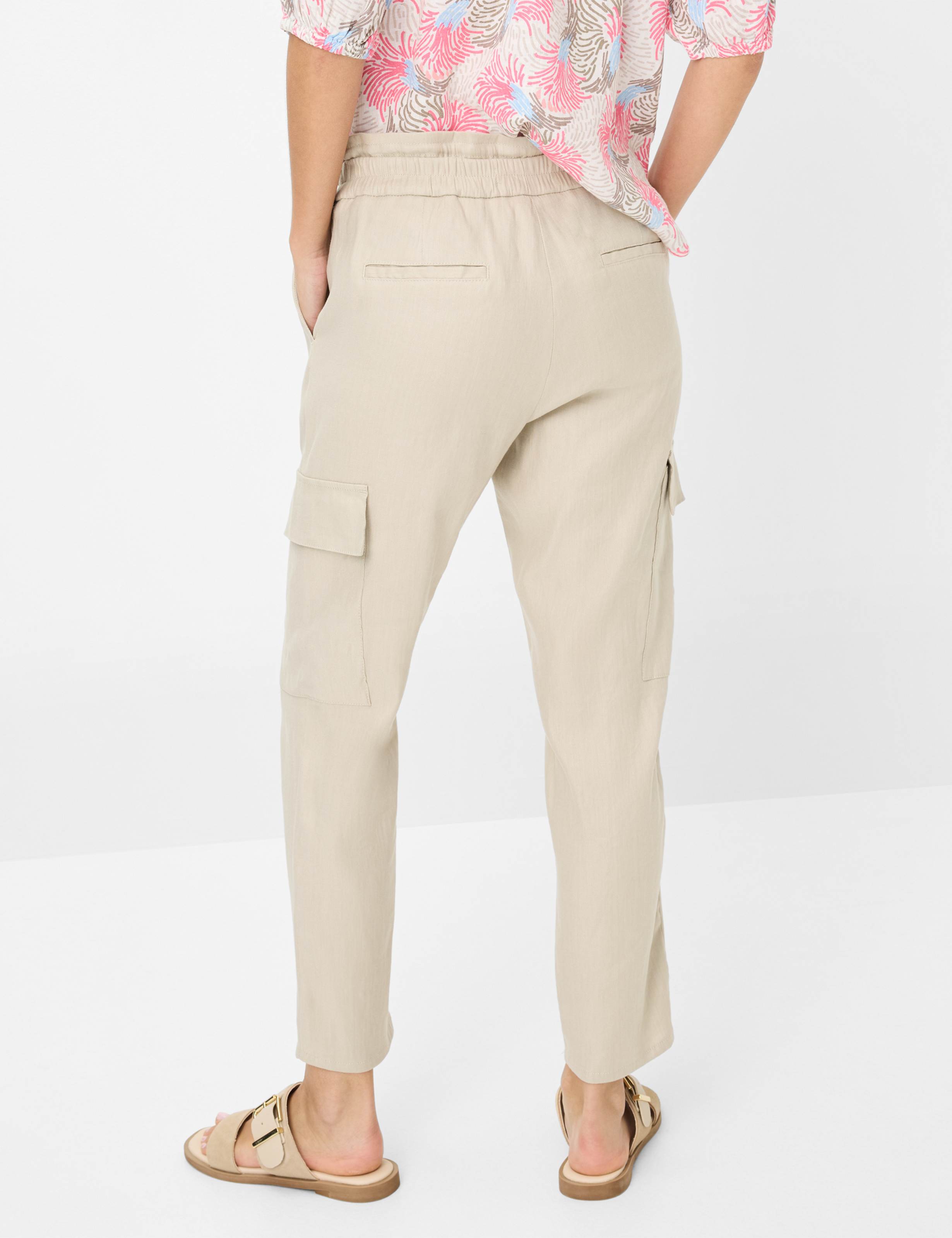 Thumbnail - Brax Damen Hose Style MONA S SOFT GREIGE, hellbeige, Gr. 34K