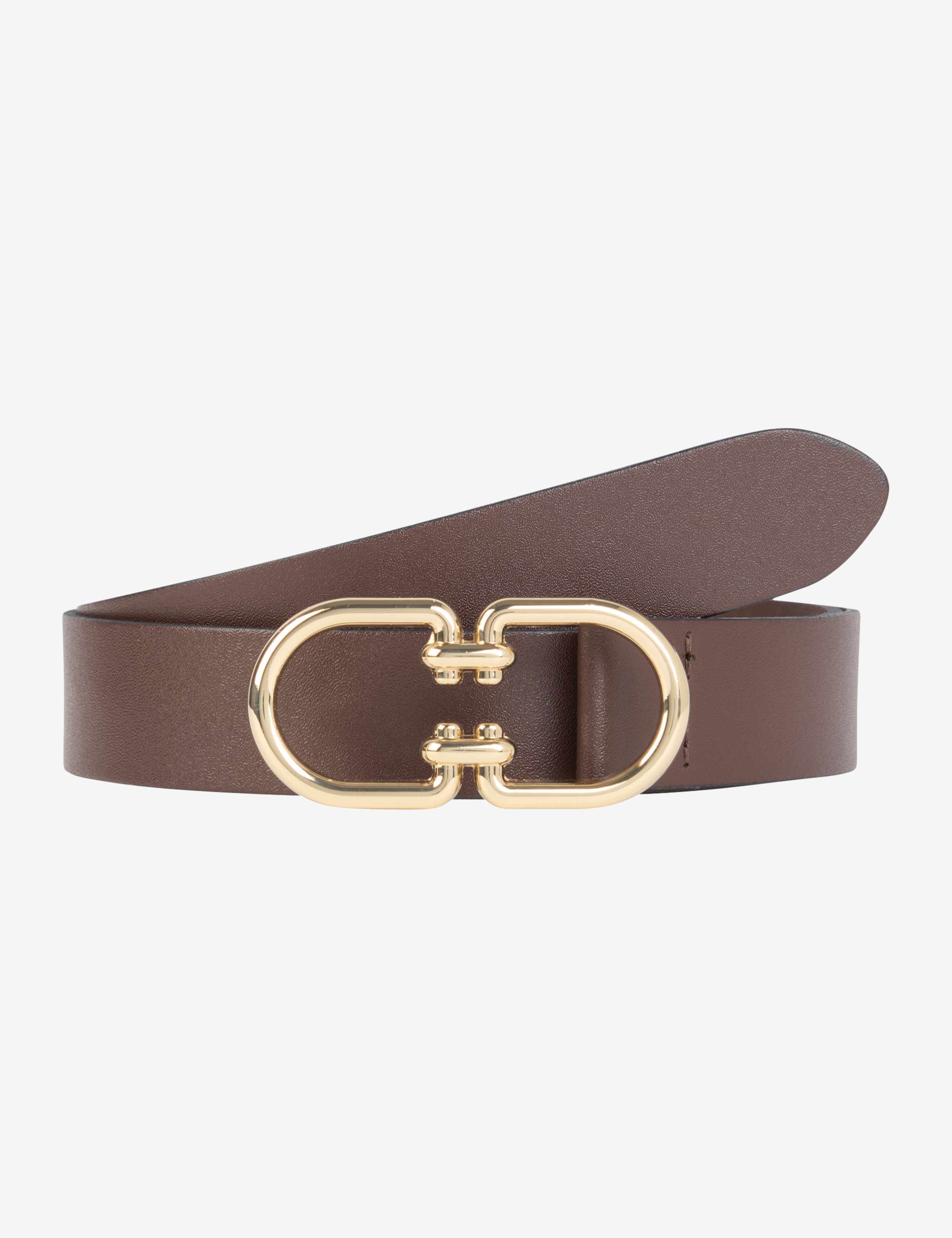 Women Style WOMEN´S BELT Dark Brown  Stand-alone front view