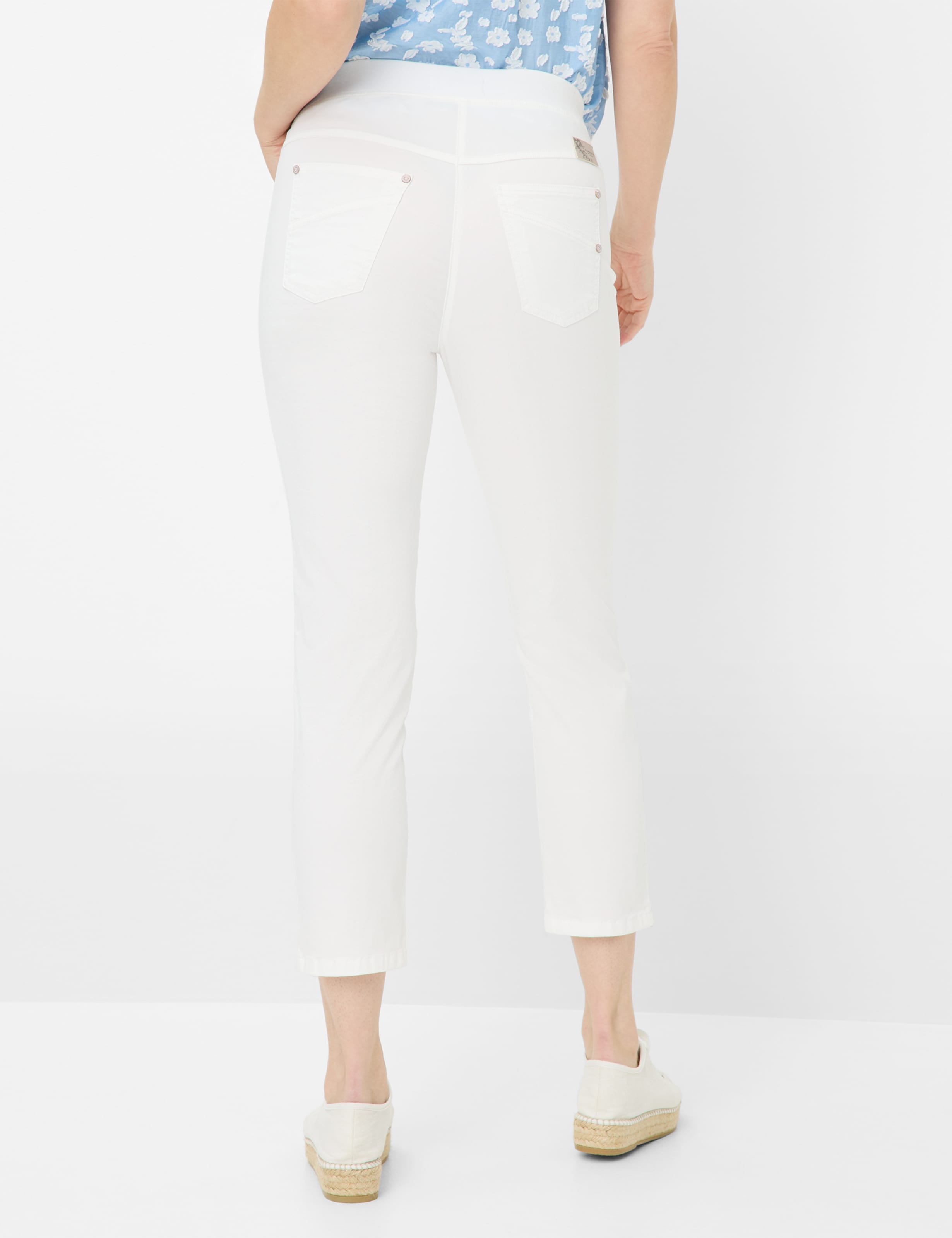 Thumbnail - Raphaela by Brax Damen Five-Pocket-Hose Style PAMINA 6/8 WHITE, weiß, Gr. 46K