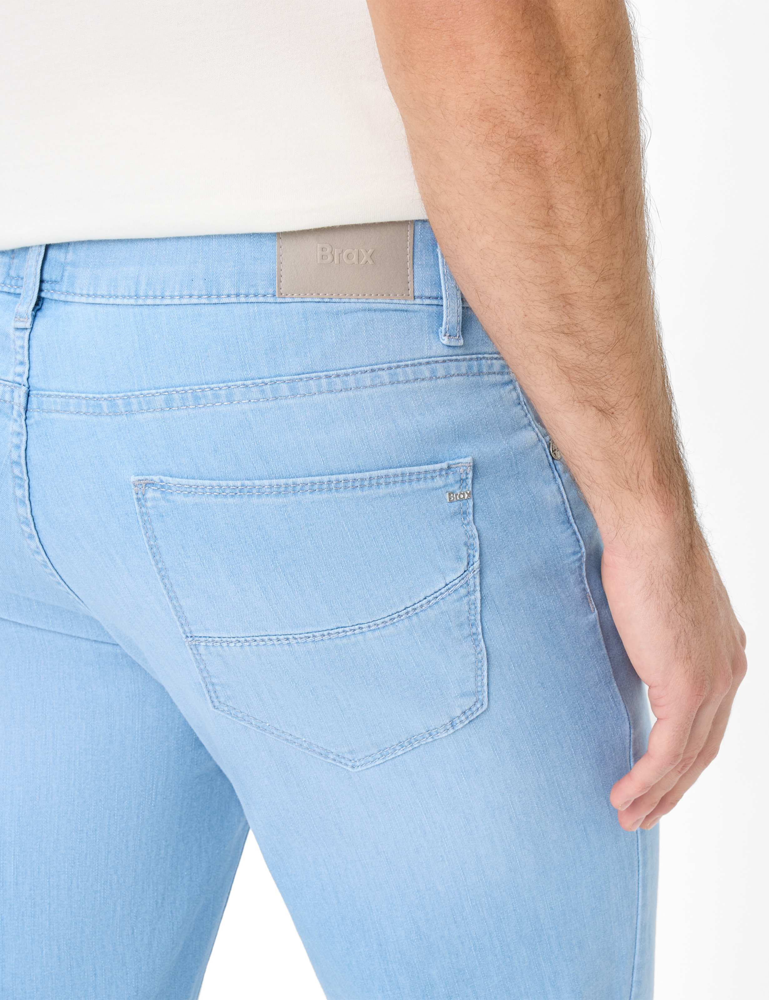 Men Style CADIZ Denim Blue Straight Fit Detail 2
