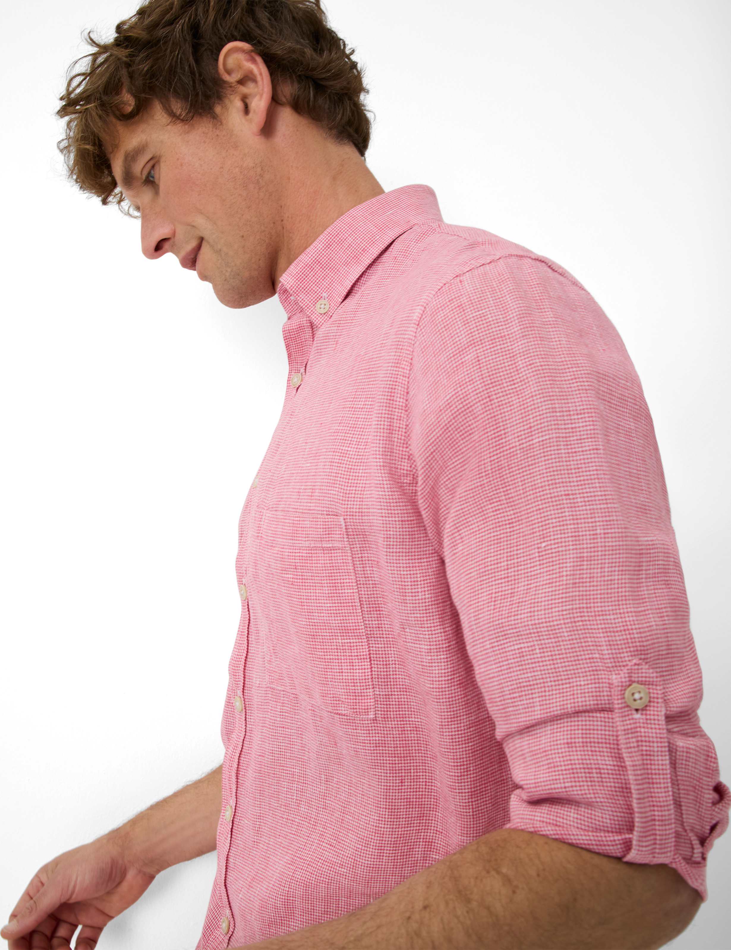 Herren Style DIRK Hellrot  Detail 1