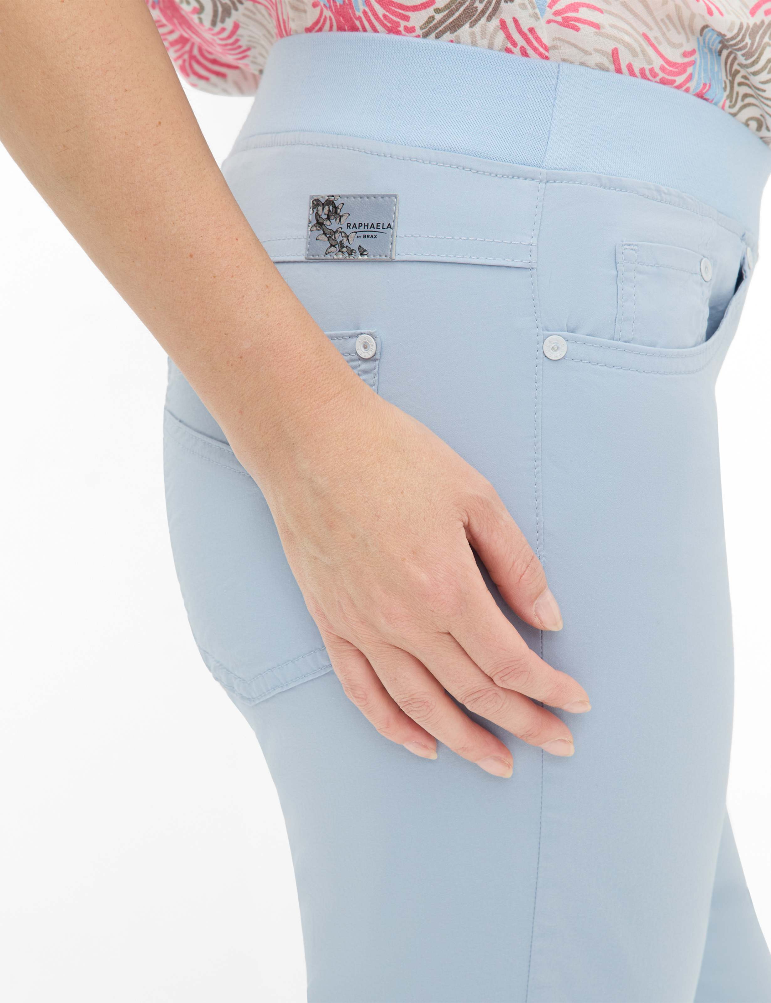 Damen Style PAMINA CAPRI Hellblau Slim Fit Detail 2