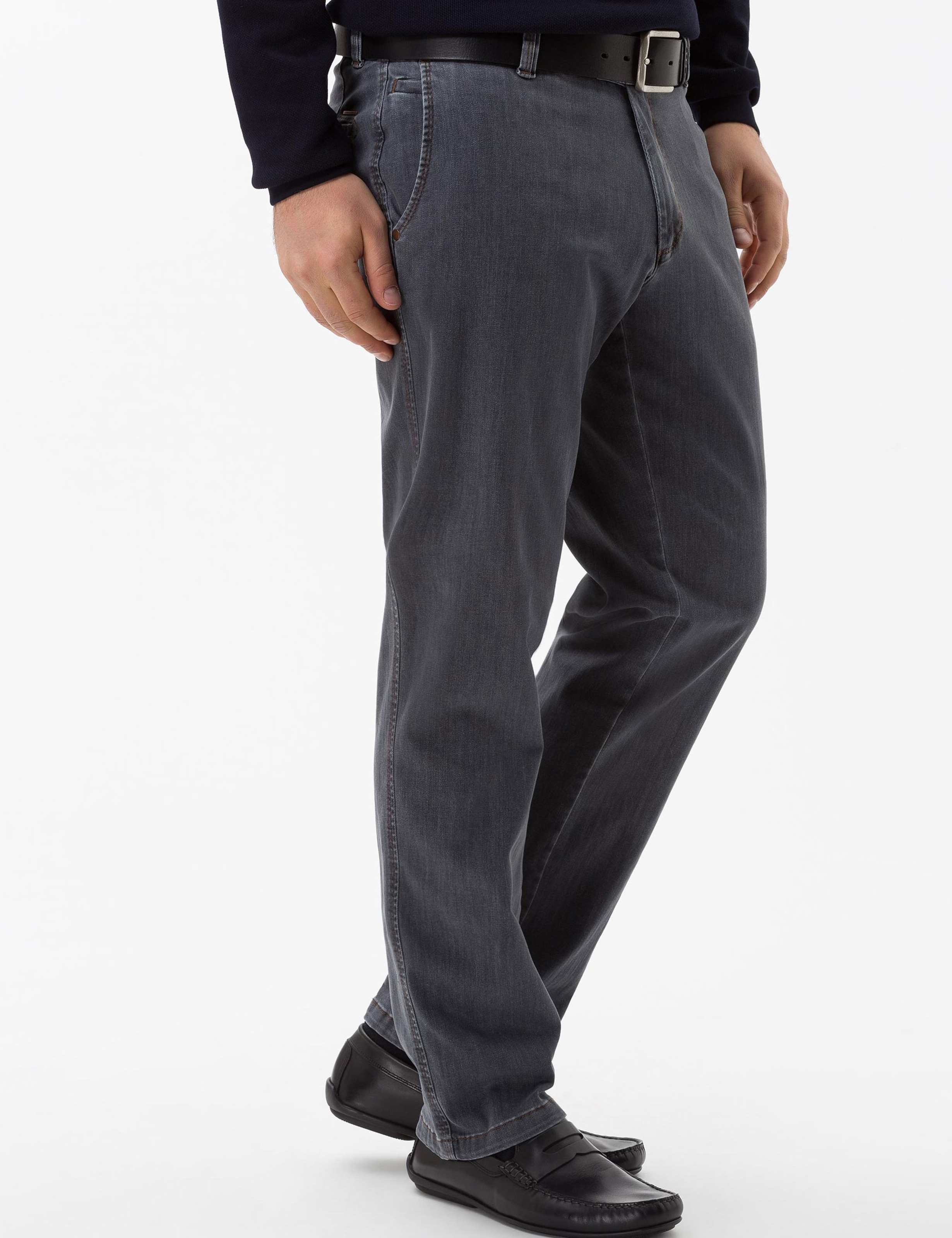 Men Style JIM Denim Medium Gray Regular Fit Model back