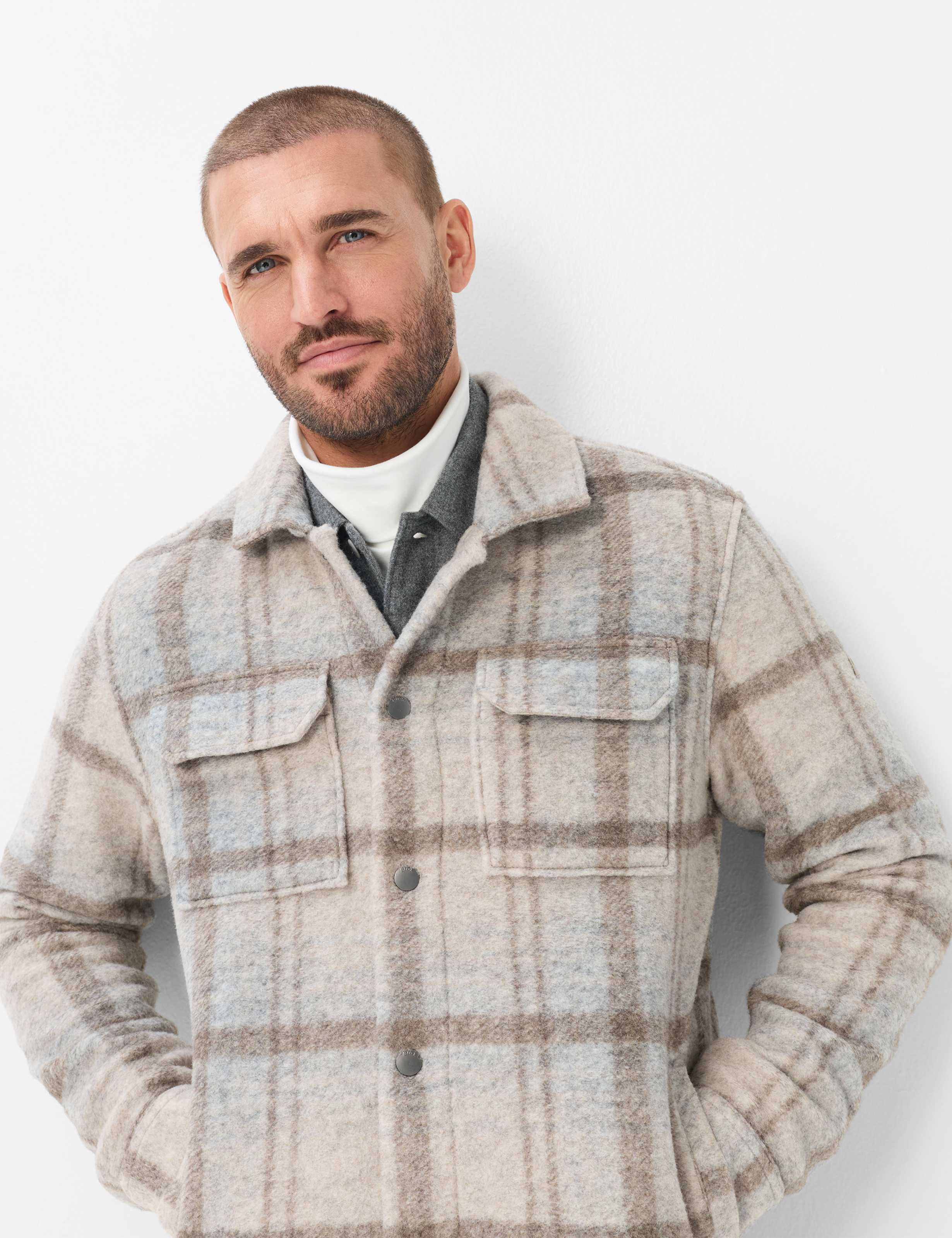 Herren Style SANTIAGO Hellbraun  Detail 1