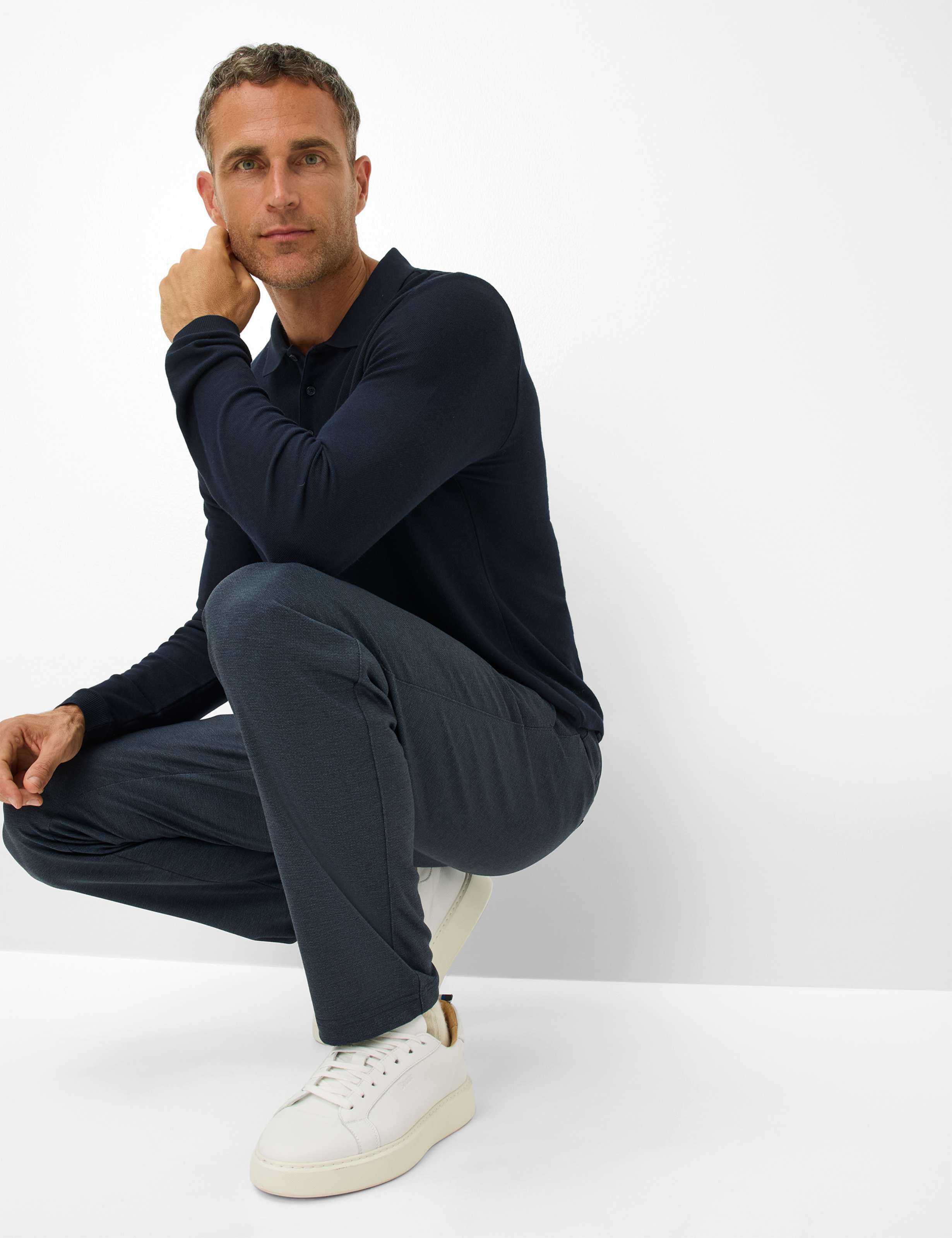 Heren Style THILO Donkerblauw Regular Fit Detail 1