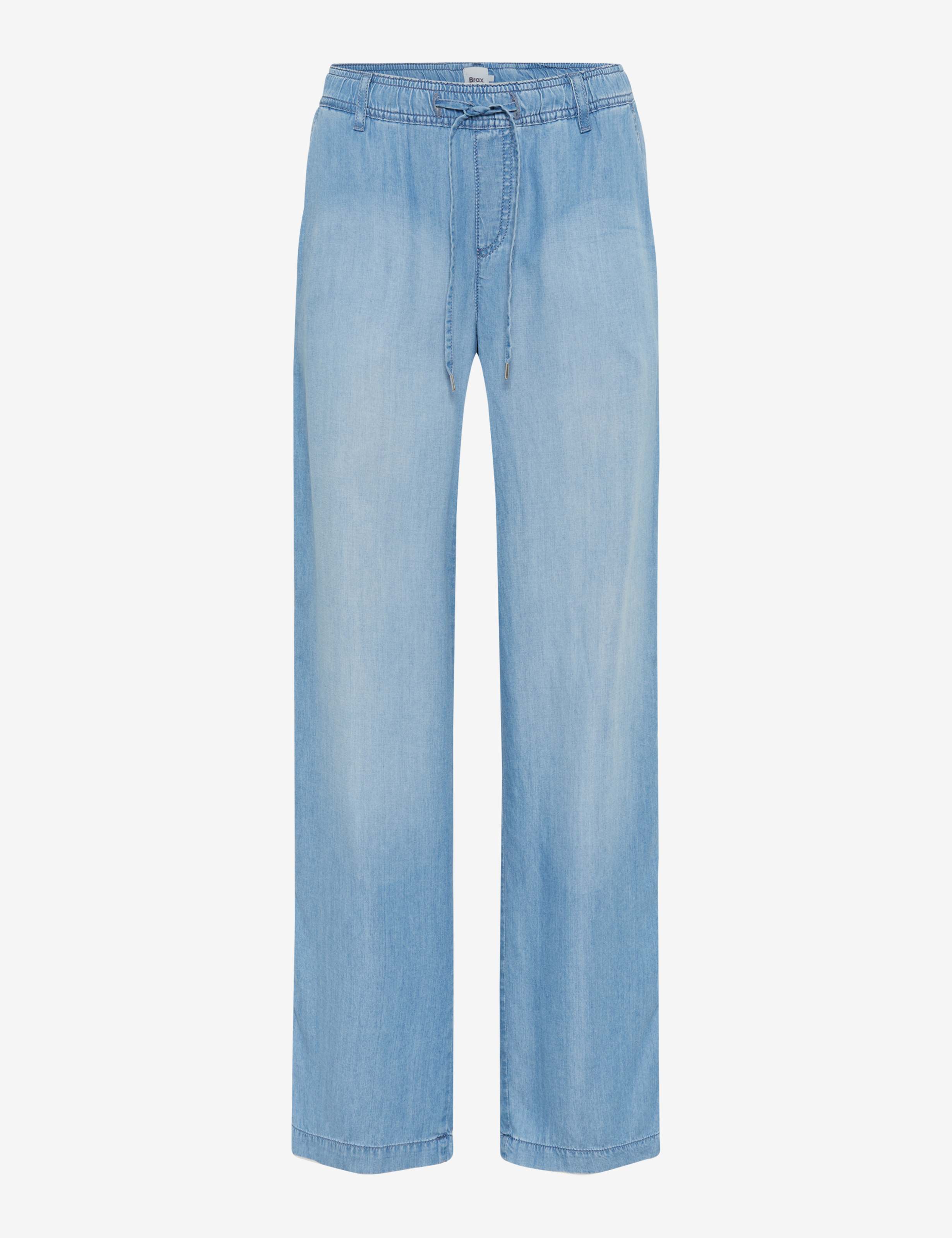 Women Style MAINE Denim Blue Wide Leg Stand-alone front view
